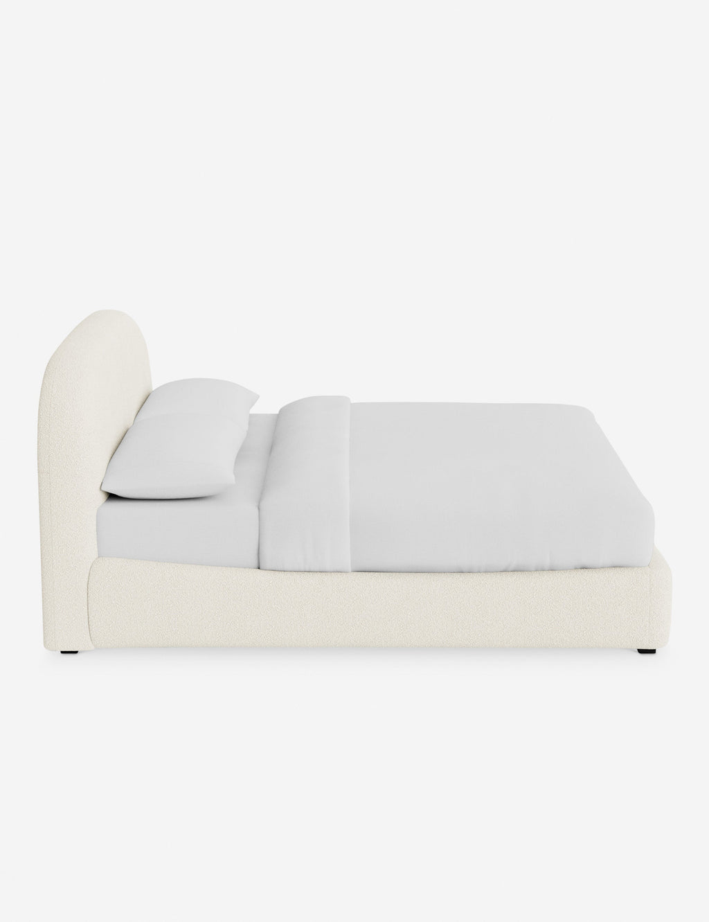 Lulu and Georgia - Open Box: Neve Platform Bed, Cotton Luxe Boucle King by Aimee Song