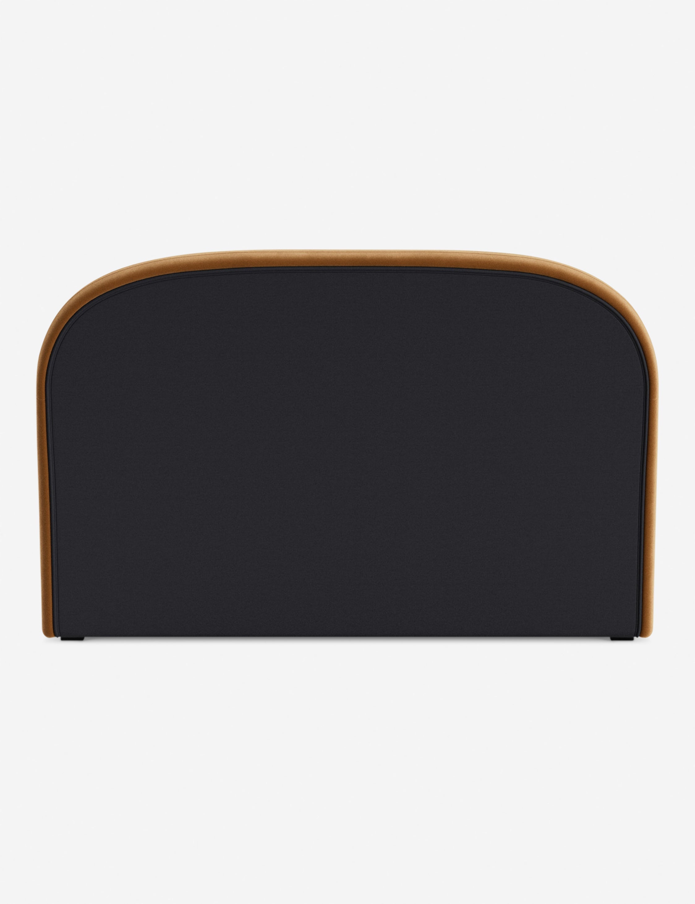 Lulu and Georgia - Open Box: Neve Platform Bed, Rust Classic Velvet Queen by Aimee Song