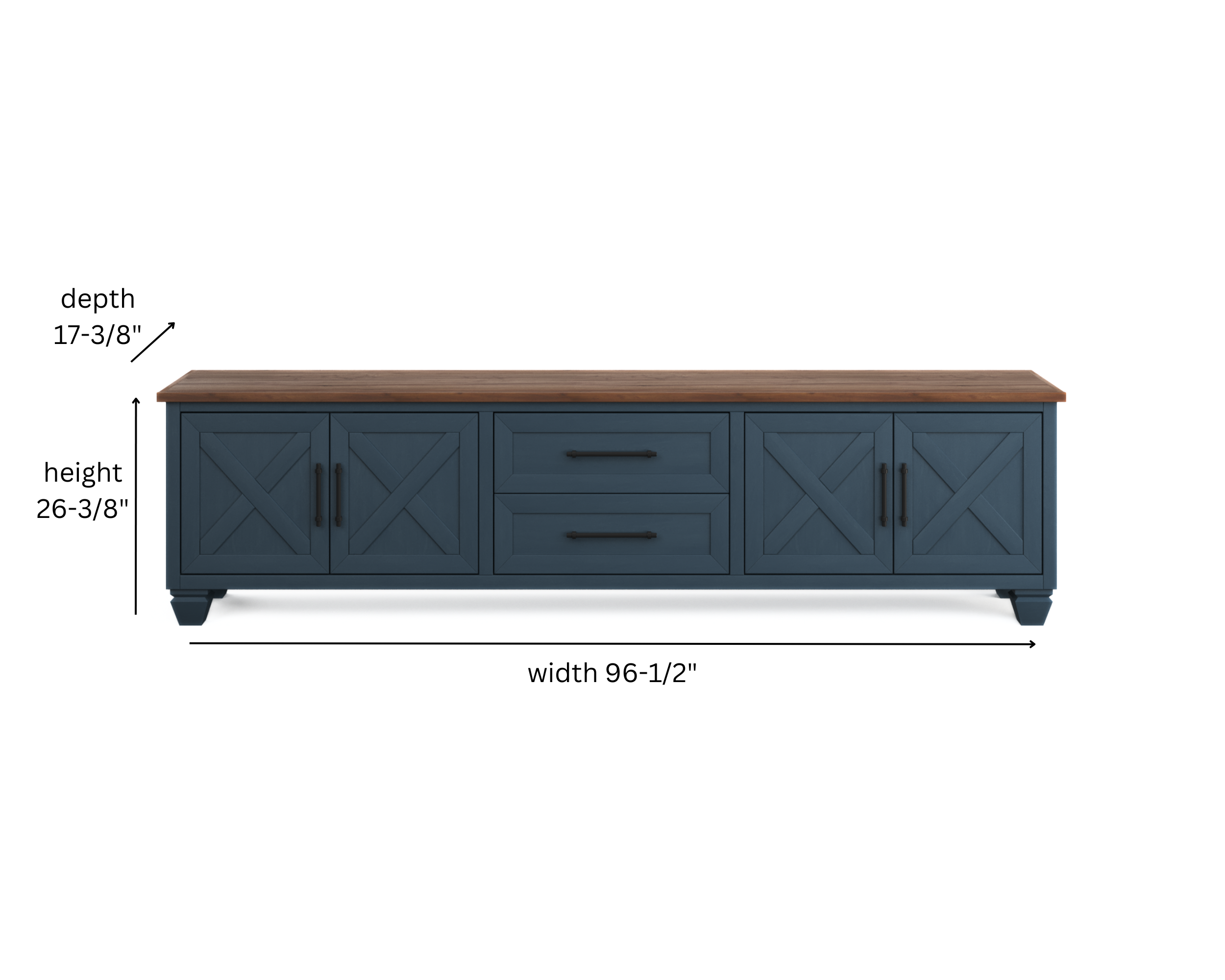 Real Cozy - 95" Liberty TV Stand