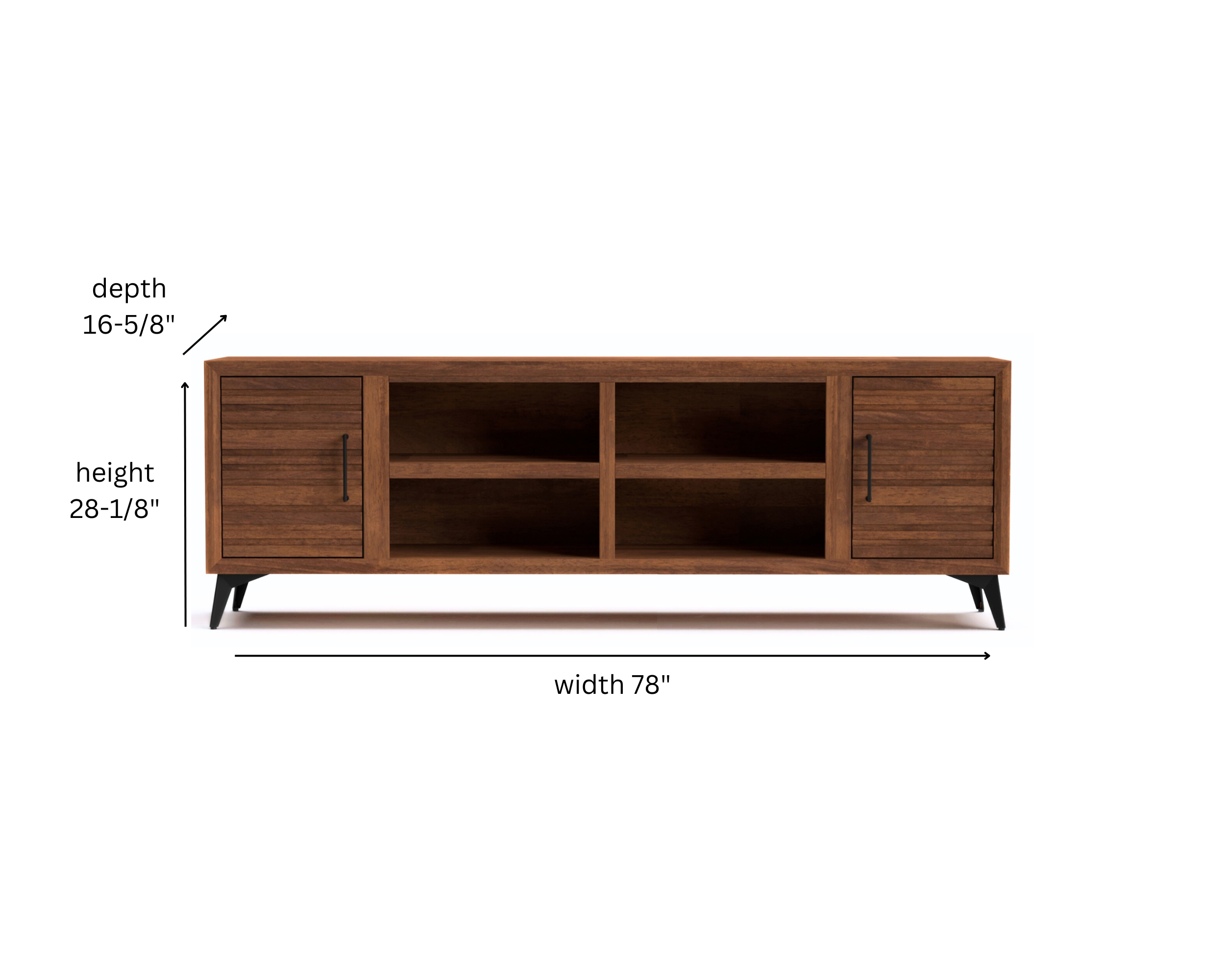 Real Cozy - 78" Malibu TV Stand