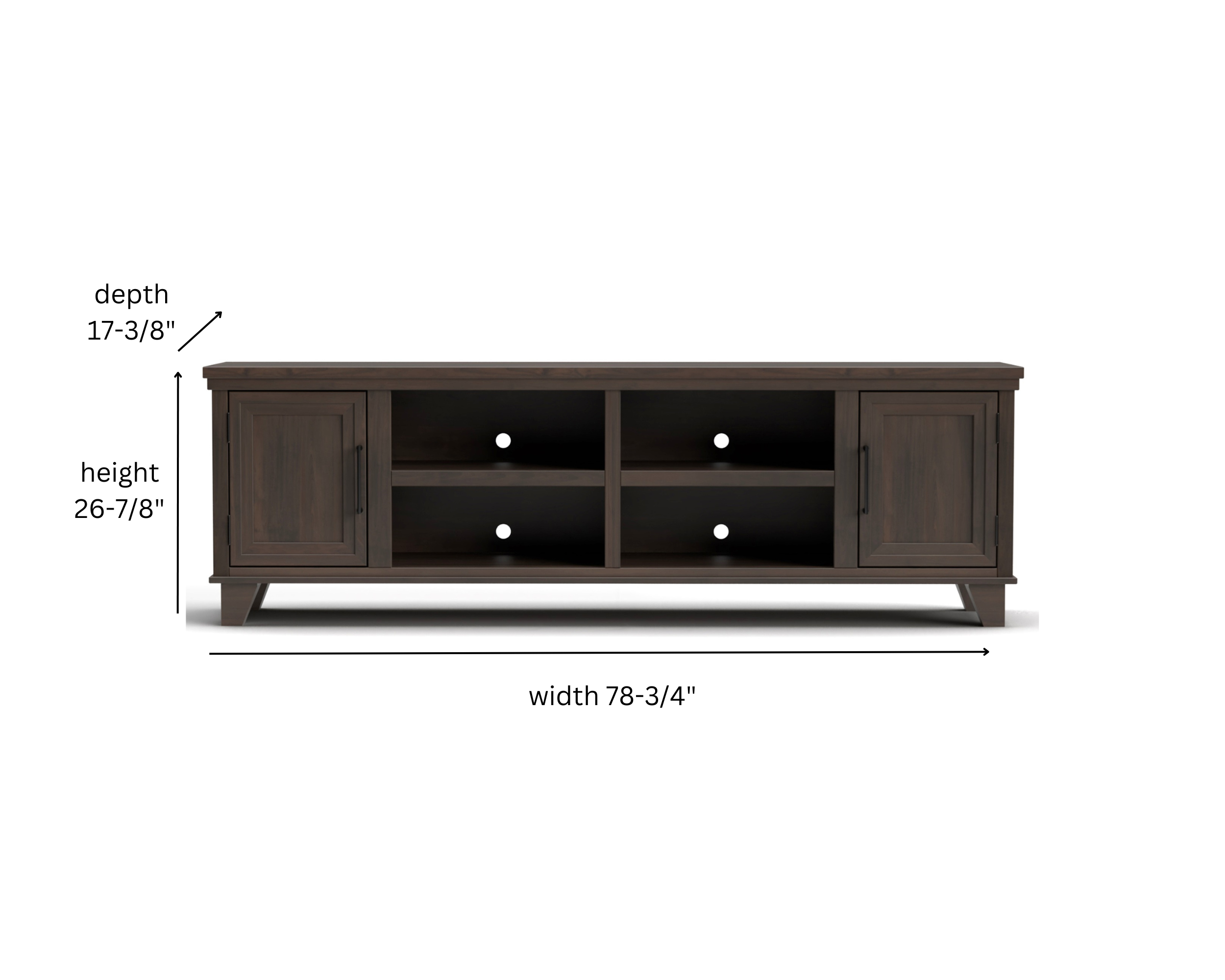 Real Cozy - 78" Sonoma TV Stand