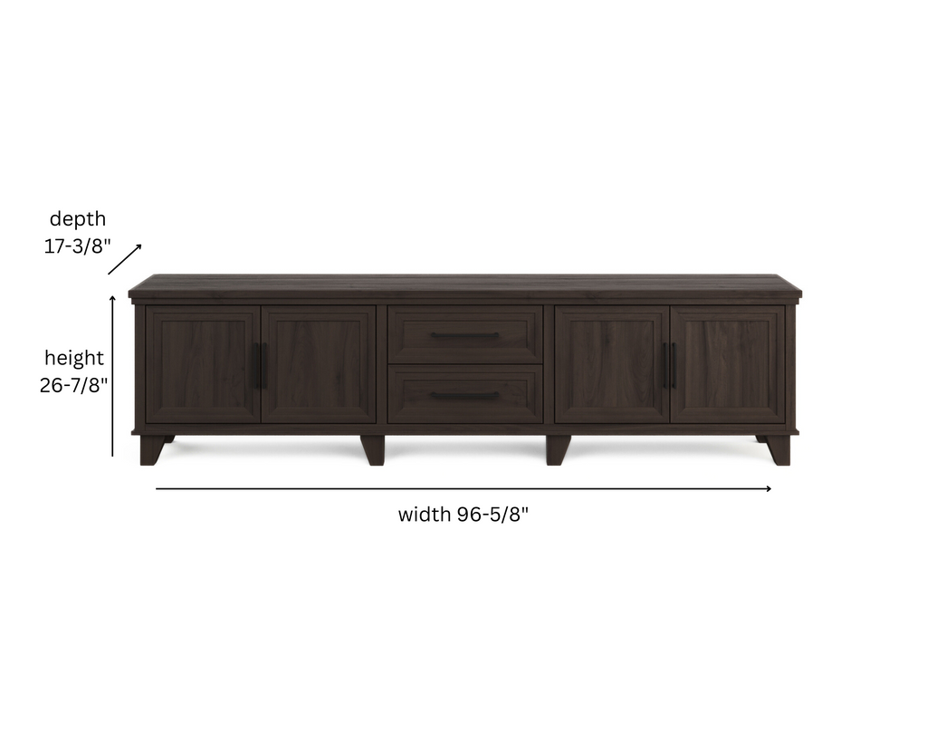 Real Cozy - 95" Sonoma TV Stand