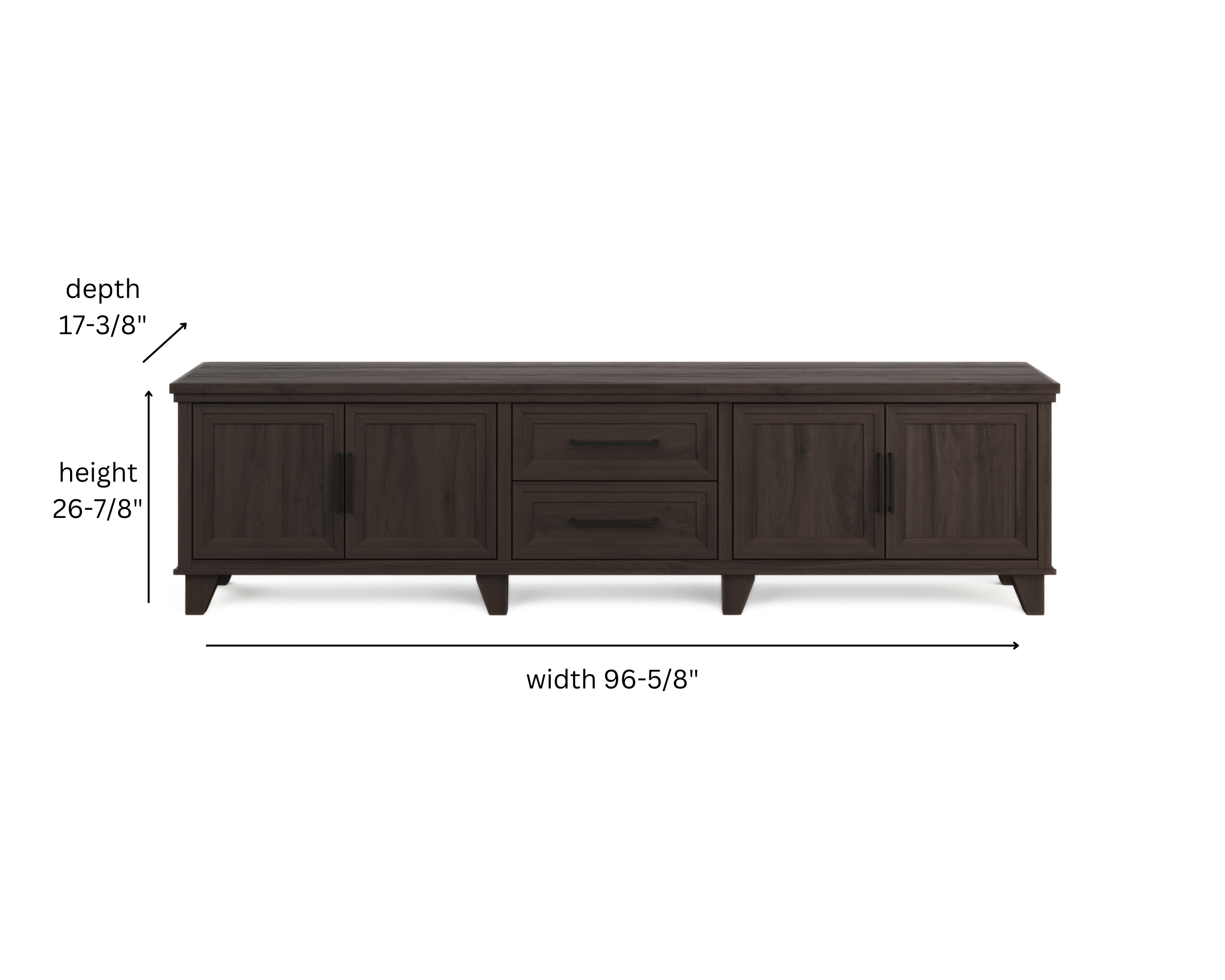Real Cozy - 95" Sonoma TV Stand