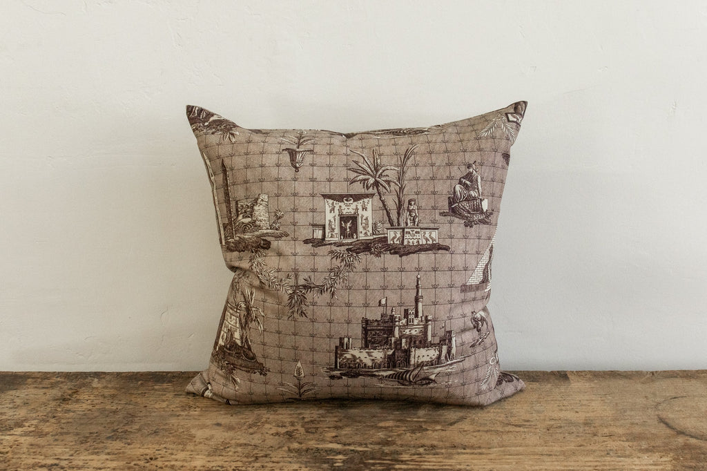Nicky Kehoe - Monuments D' Egypte Pillow