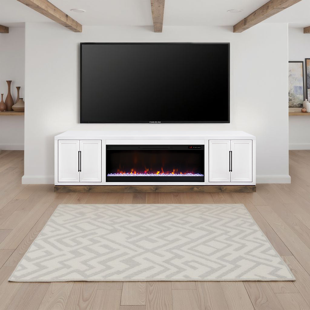 Real Cozy - Oceanside 94" Fireplace Console