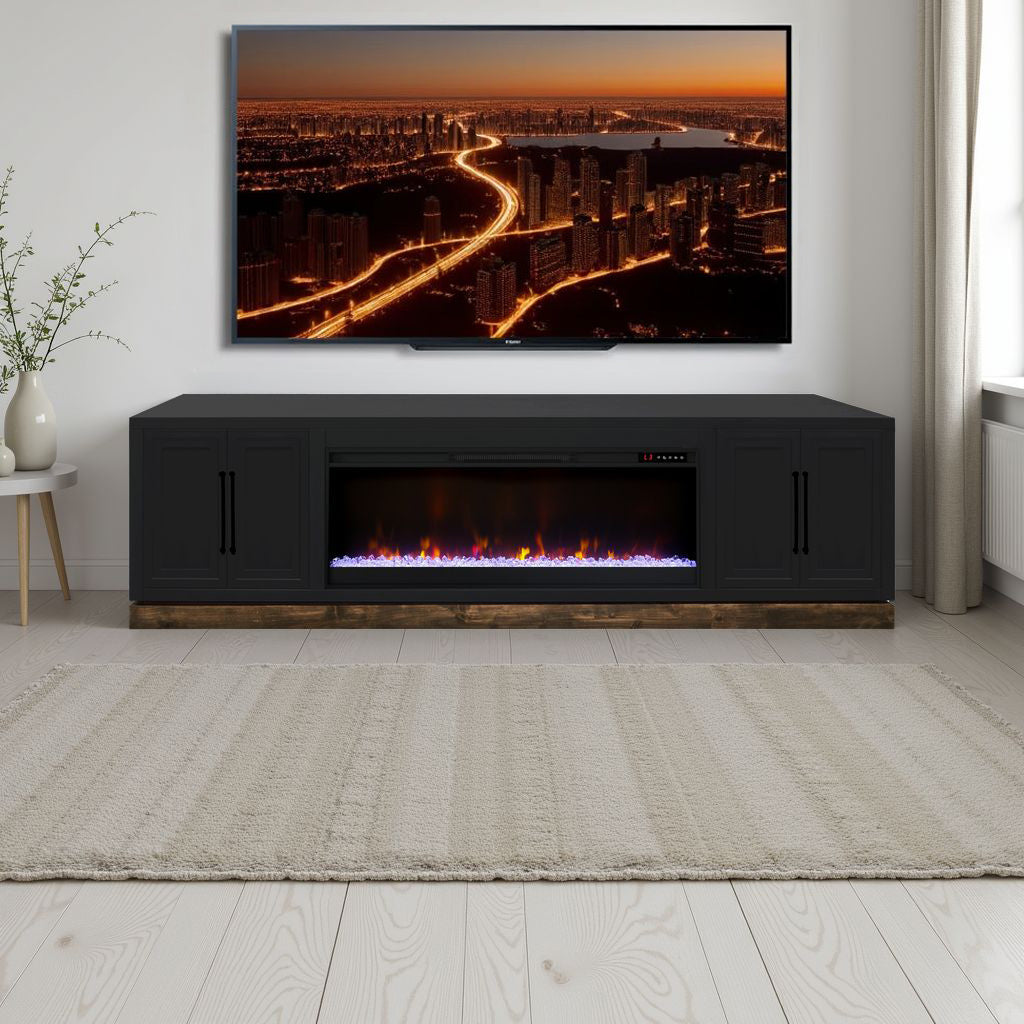 Real Cozy - Oceanside 94" Fireplace Console