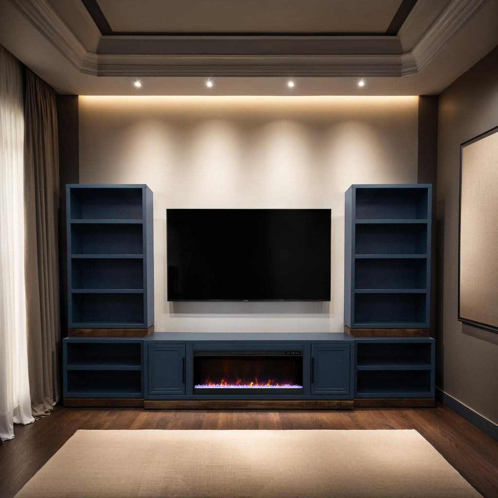 Real Cozy - Oceanside 81" Fireplace Console