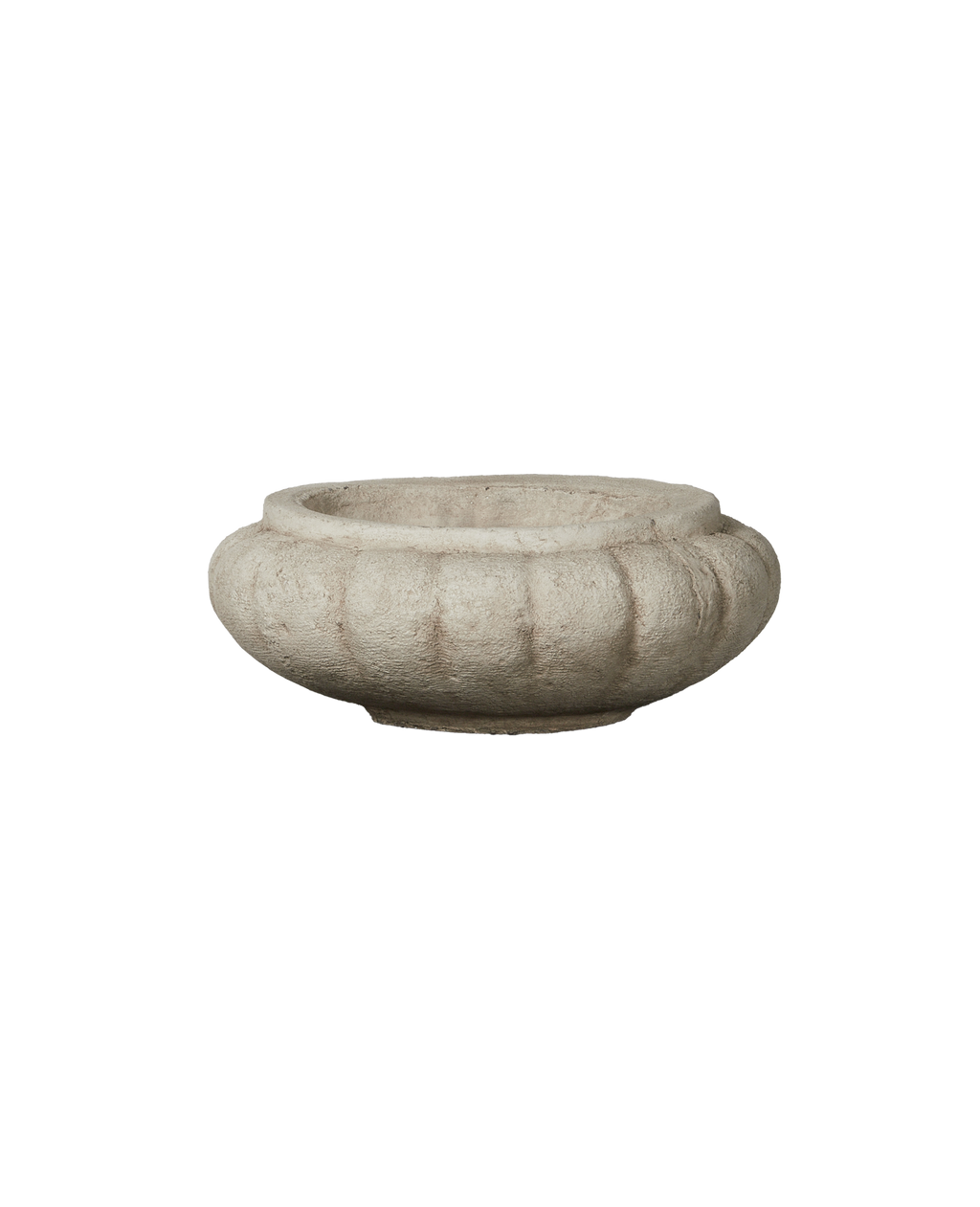Olive Ateliers - Cast Fluted Oval Planter