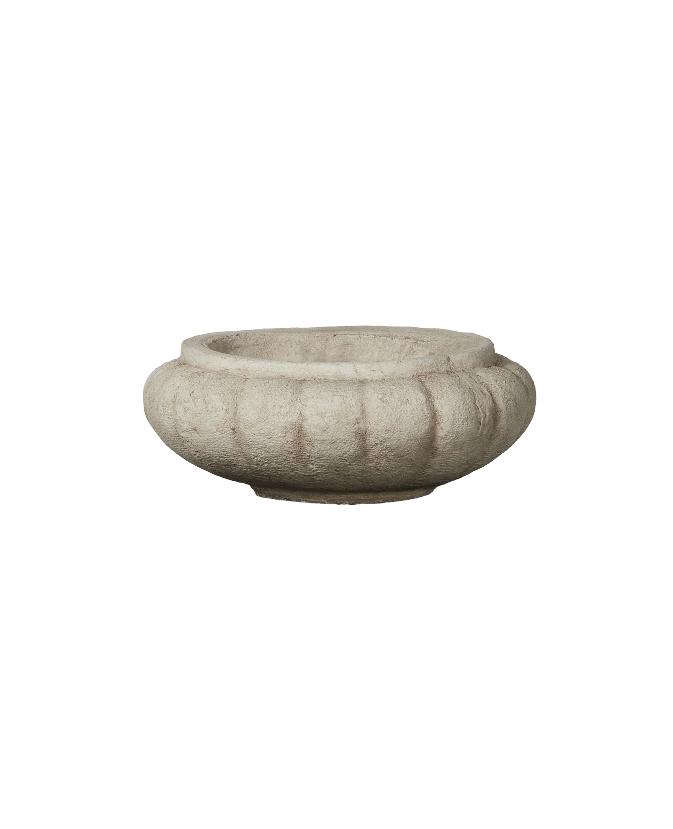 Olive Ateliers - Cast Fluted Oval Planter