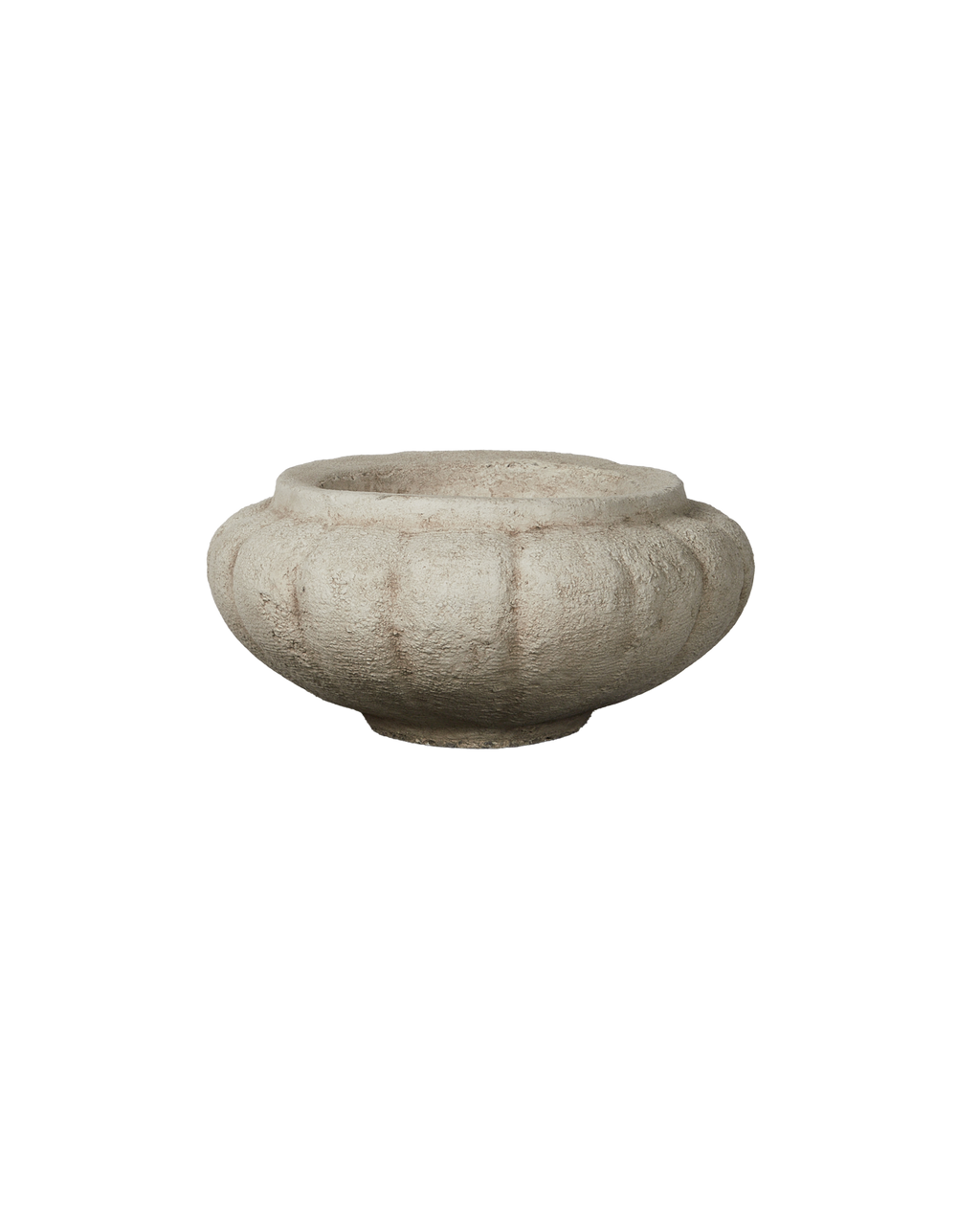 Olive Ateliers - Cast Fluted Oval Planter