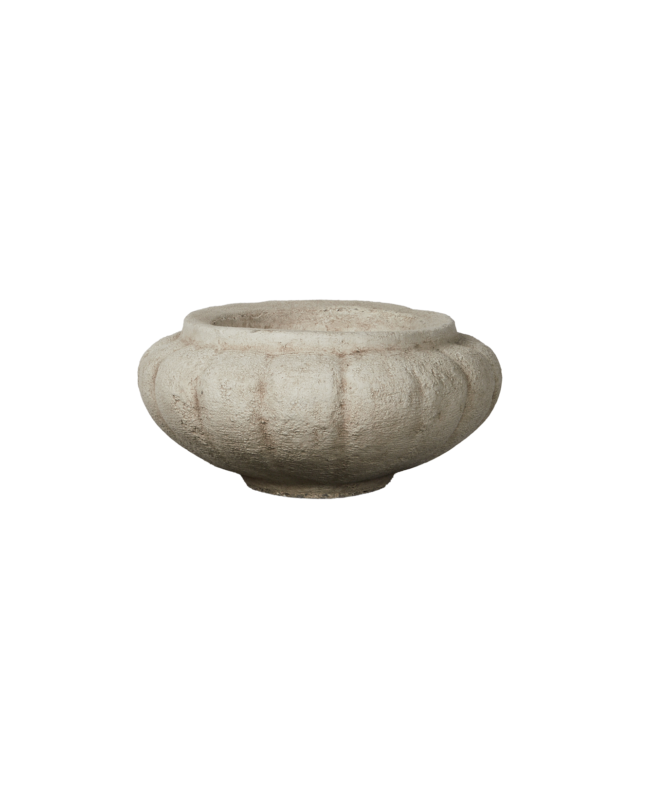 Olive Ateliers - Cast Fluted Oval Planter