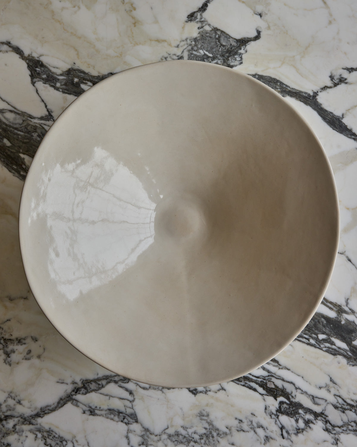 Lostine - Ceramic Pedestal Bowl - Salt