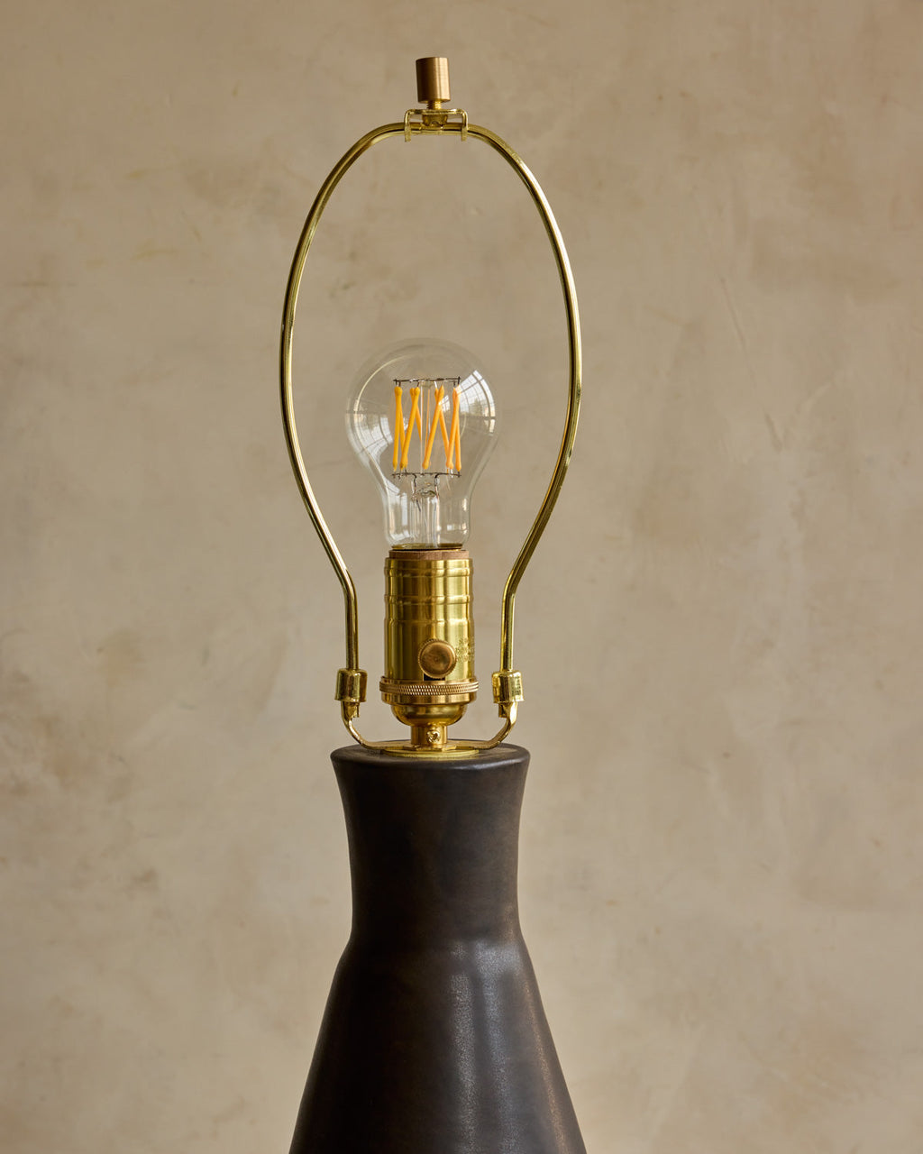 Lostine - Pair of Ceramic Table Lamps - Black