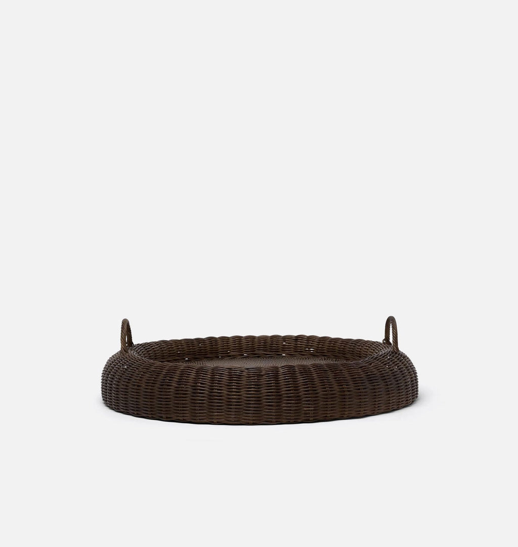 Amber Interiors - Sagehill Rattan Woven Tray