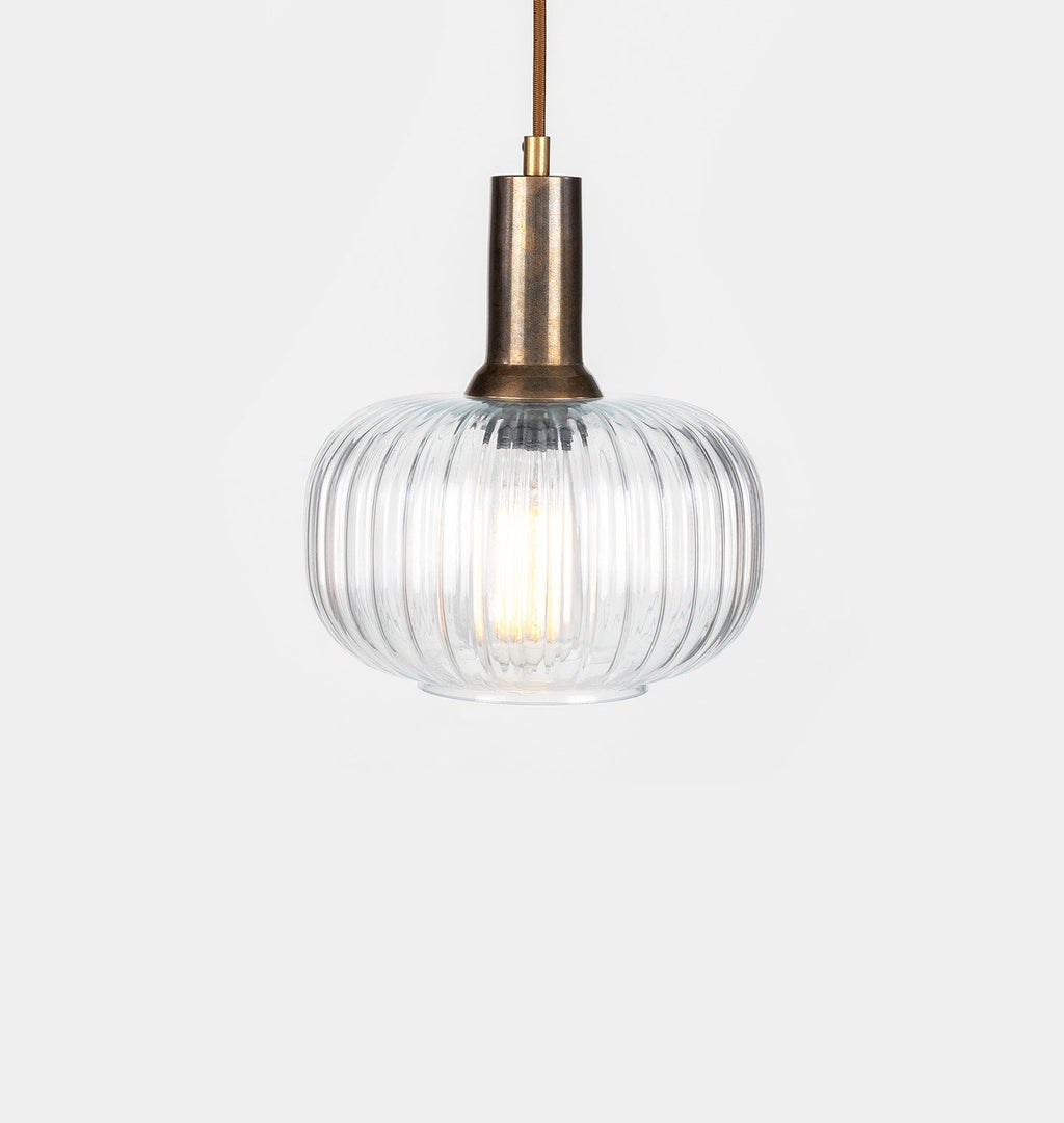 Amber Interiors - Nehir Pendant Antique Brass