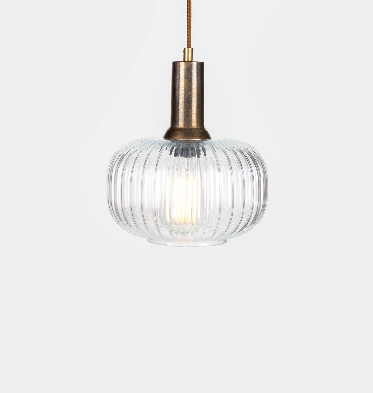 Amber Interiors - Nehir Pendant Antique Brass