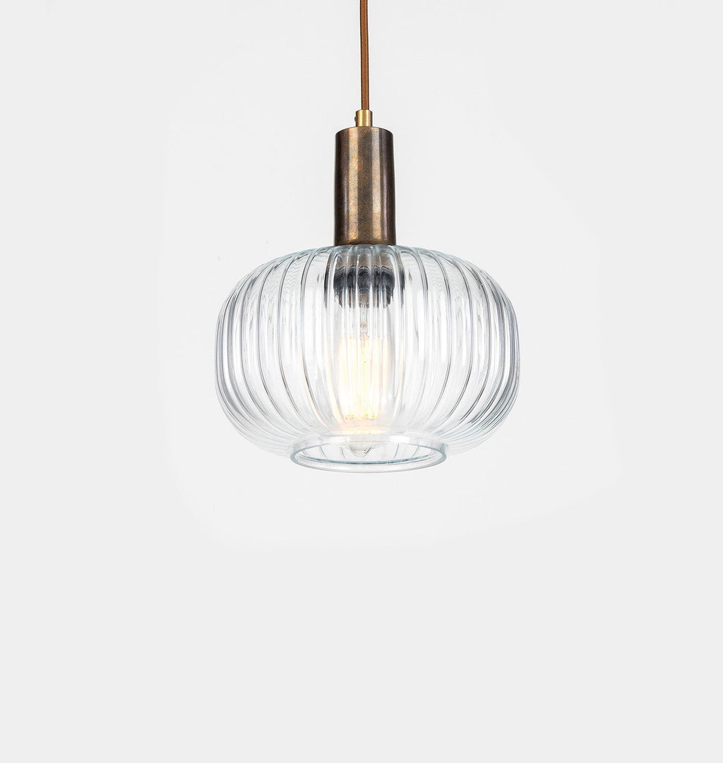 Amber Interiors - Nehir Pendant Antique Brass