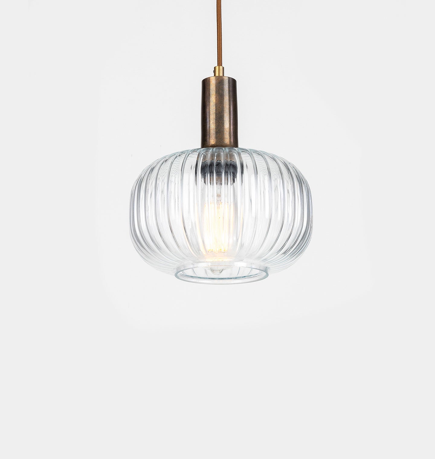 Amber Interiors - Nehir Pendant Antique Brass