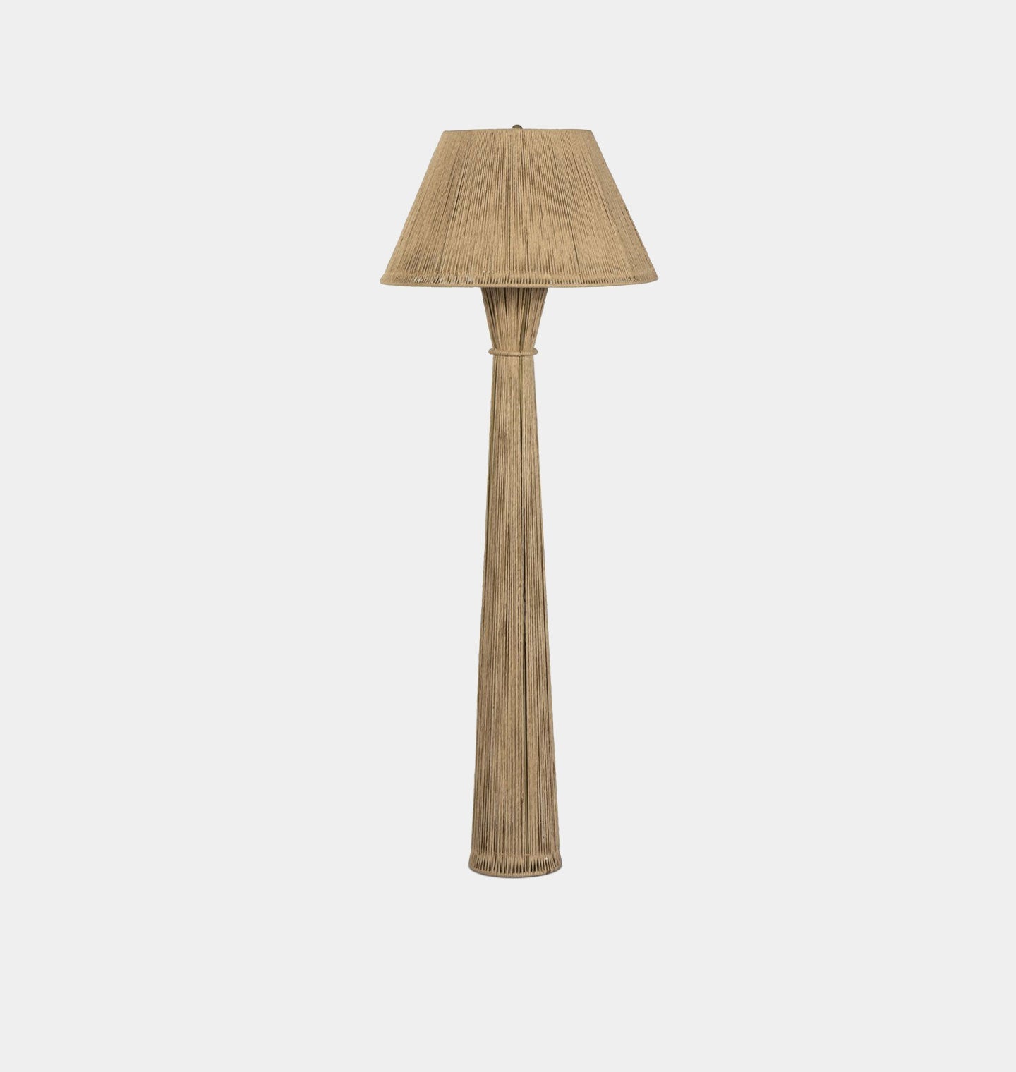 Amber Interiors - Nelle Paper Cord Floor Lamp