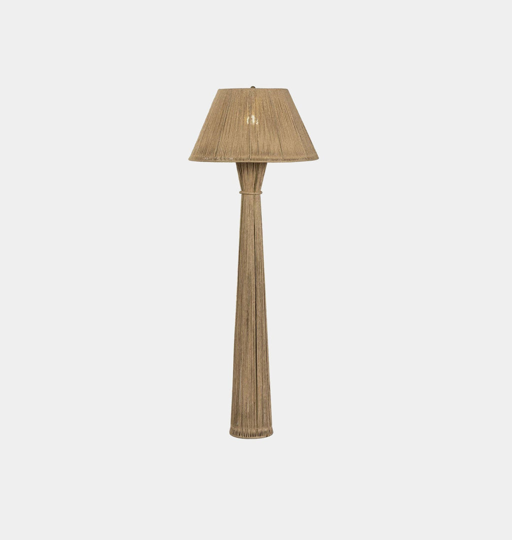 Amber Interiors - Nelle Paper Cord Floor Lamp