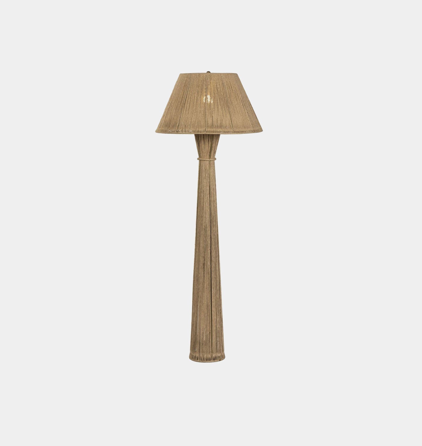 Amber Interiors - Nelle Paper Cord Floor Lamp