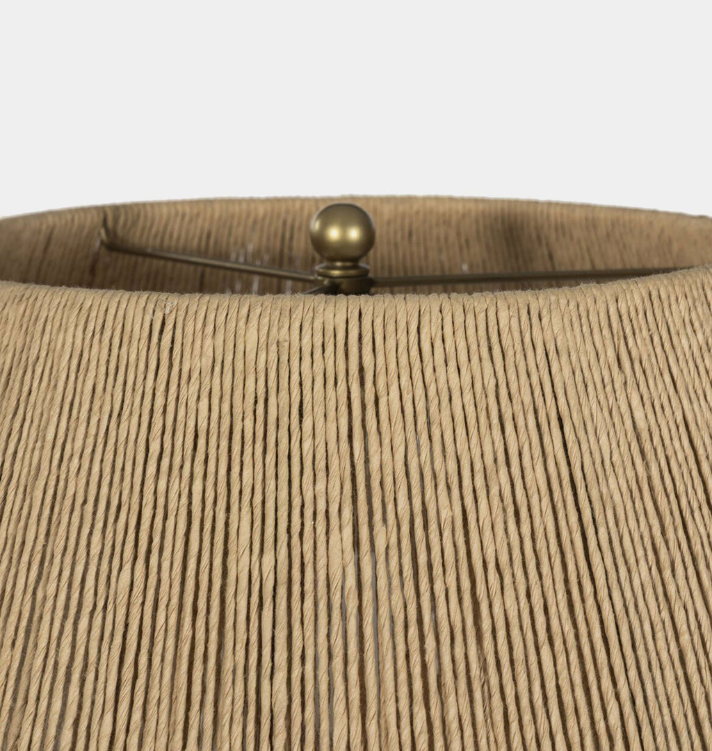 Amber Interiors - Nelle Paper Cord Floor Lamp