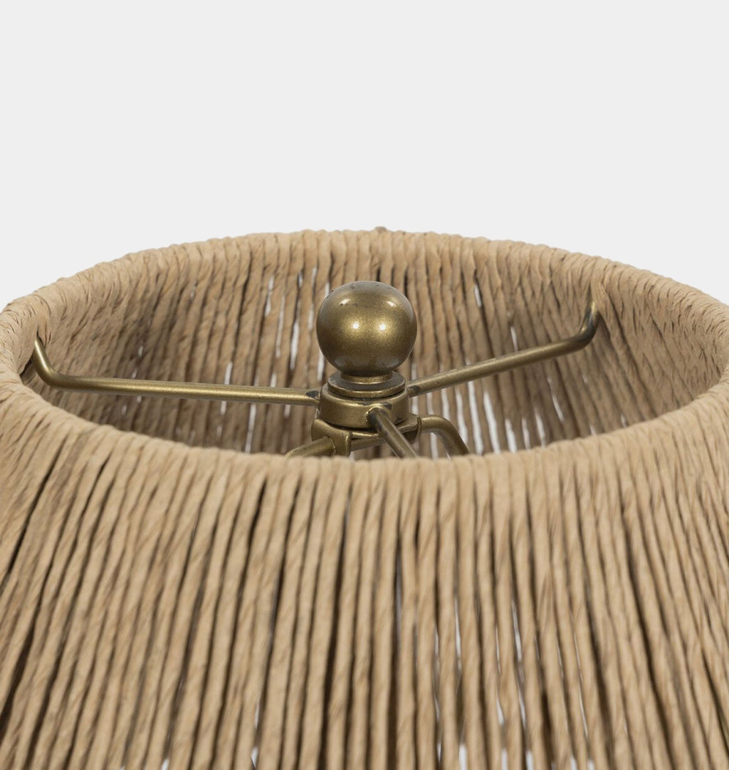 Amber Interiors - Nelle Paper Cord Table Lamp