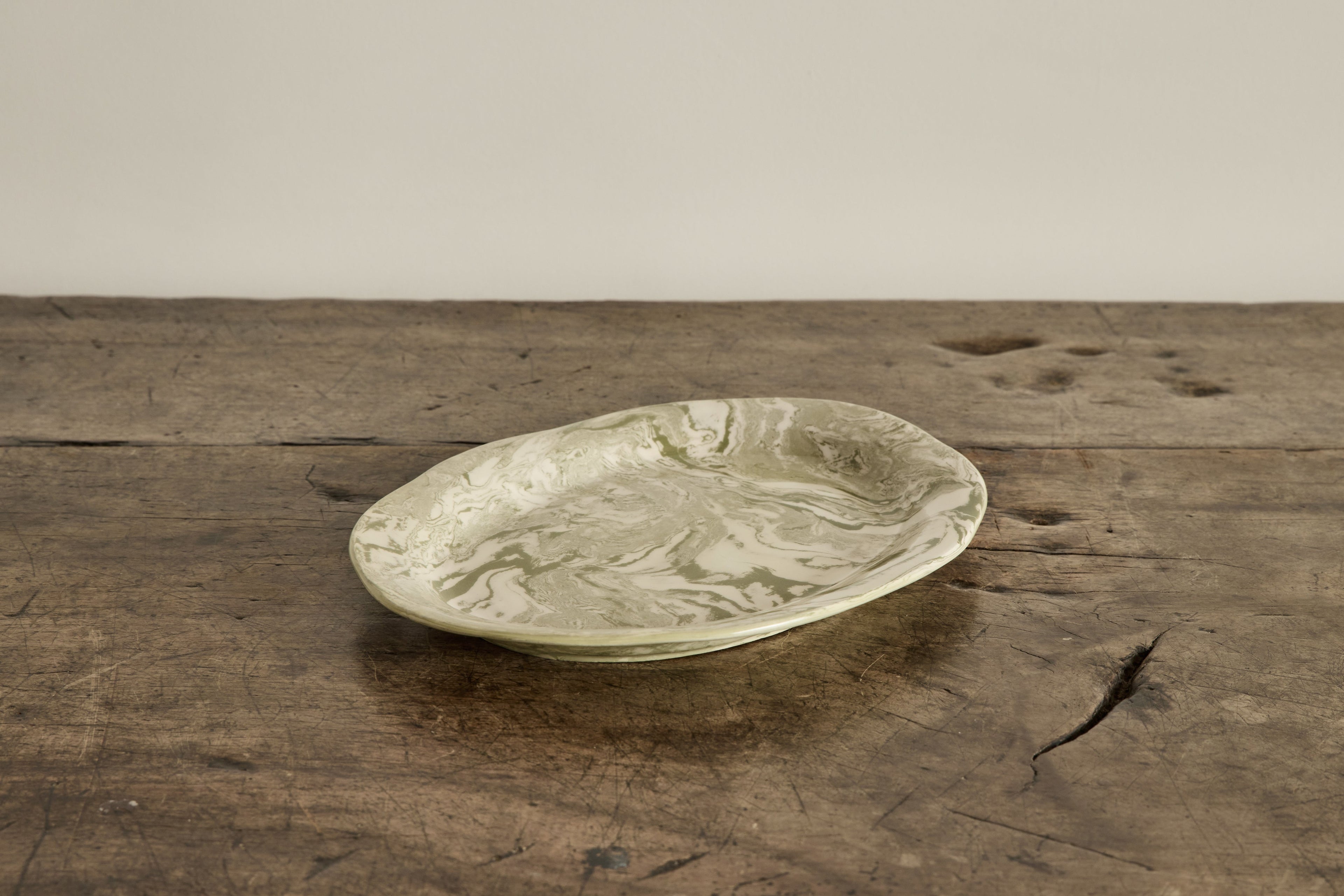 Nicky Kehoe - Vert Marbleized Oval Platter
