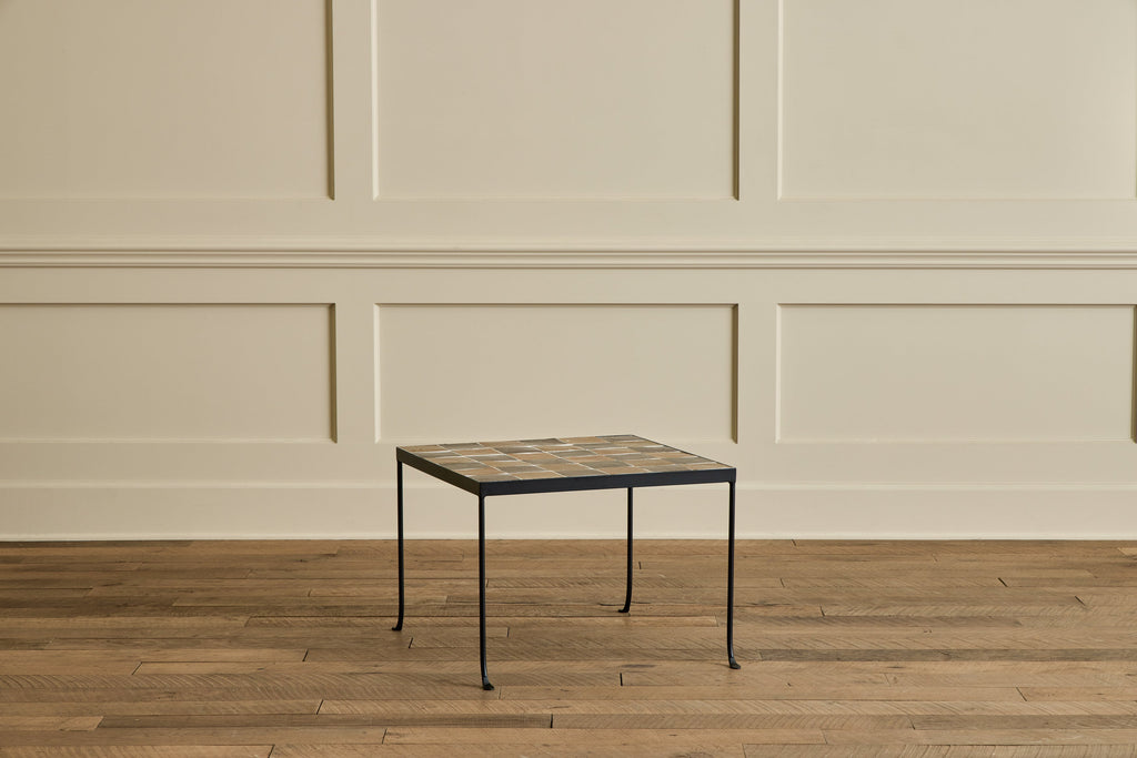 Nicky Kehoe - Burnt Sugar & Amber Tile Side Table