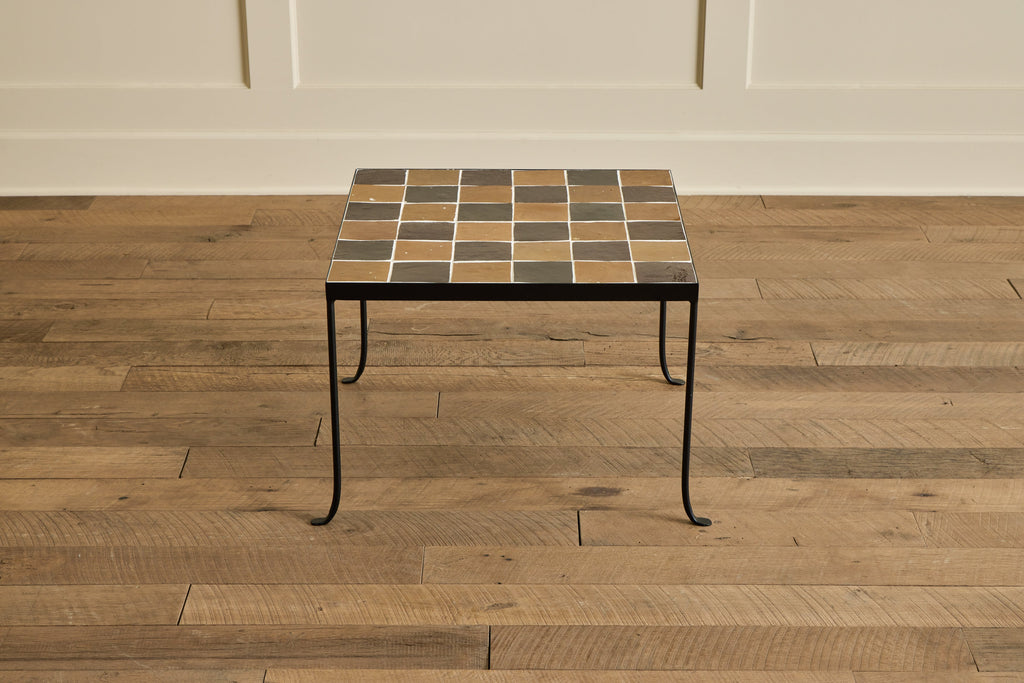 Nicky Kehoe - Burnt Sugar & Amber Tile Side Table