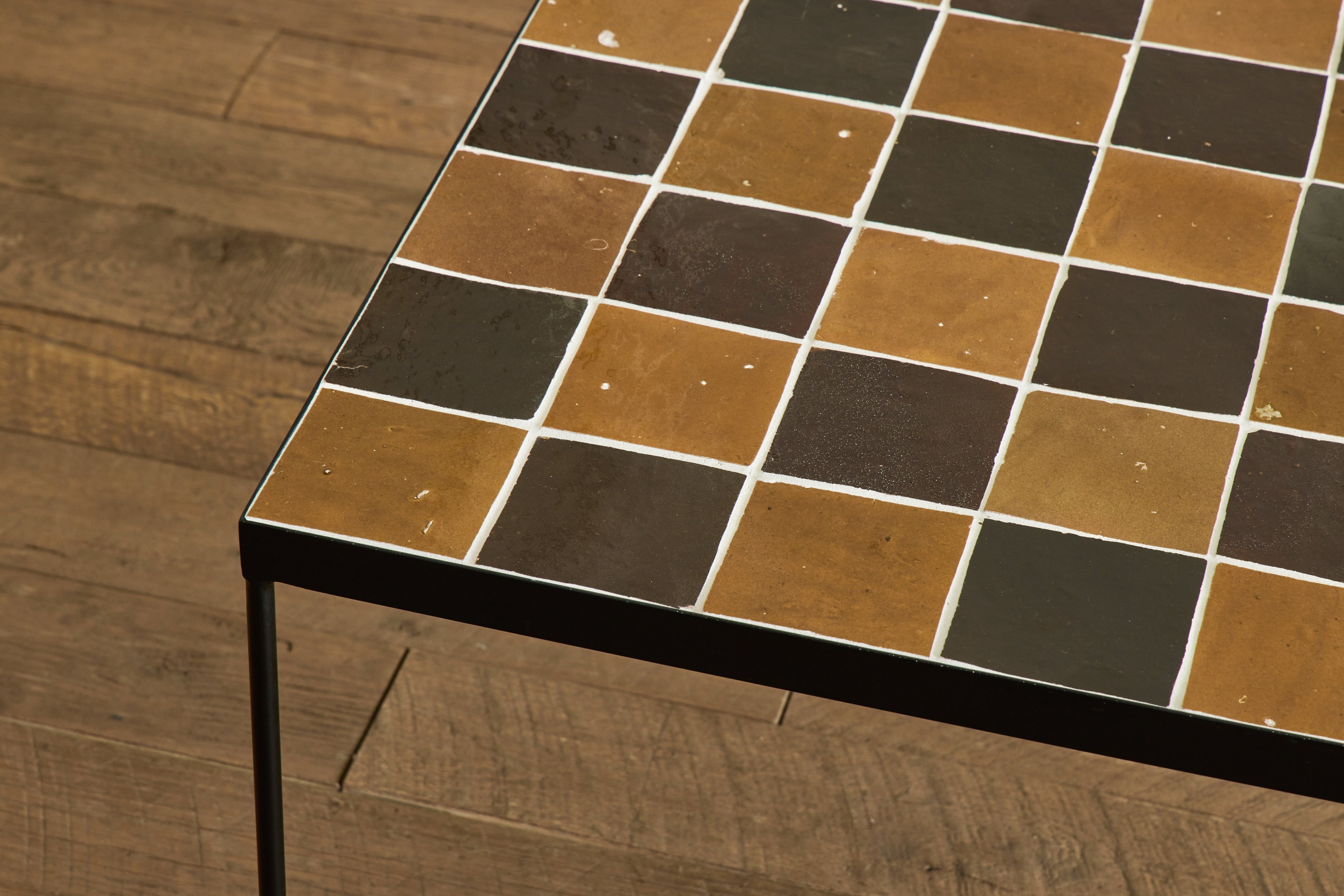 Nicky Kehoe - Burnt Sugar & Amber Tile Side Table