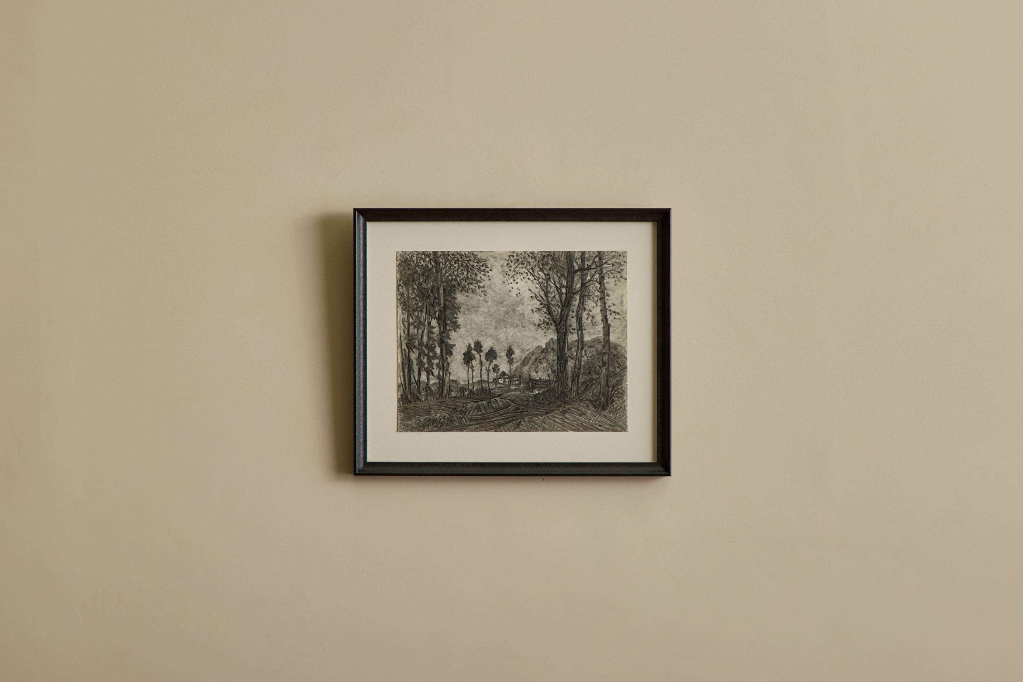 Nicky Kehoe - Village Charcoal Landscape