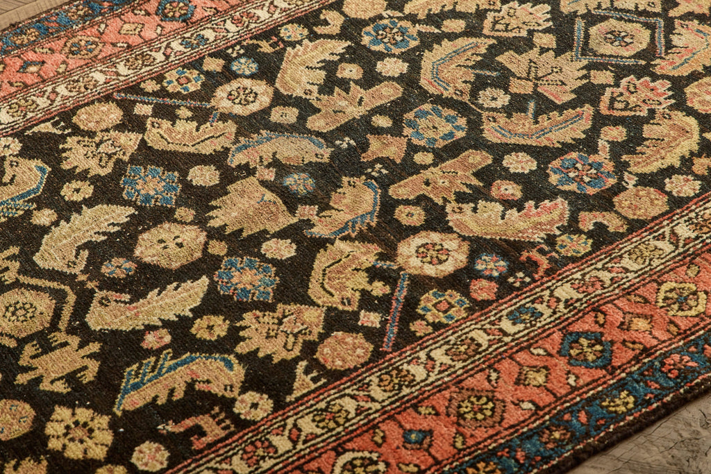 Nicky Kehoe - Navy Persian Kurdish Rug 3'6 X 6'2