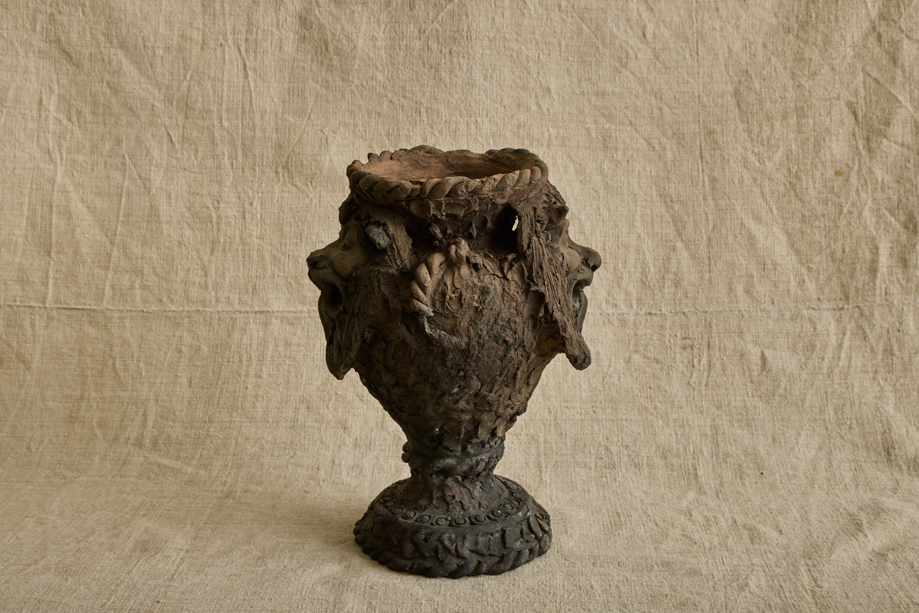 Nicky Kehoe - Ceramic Lion Vase