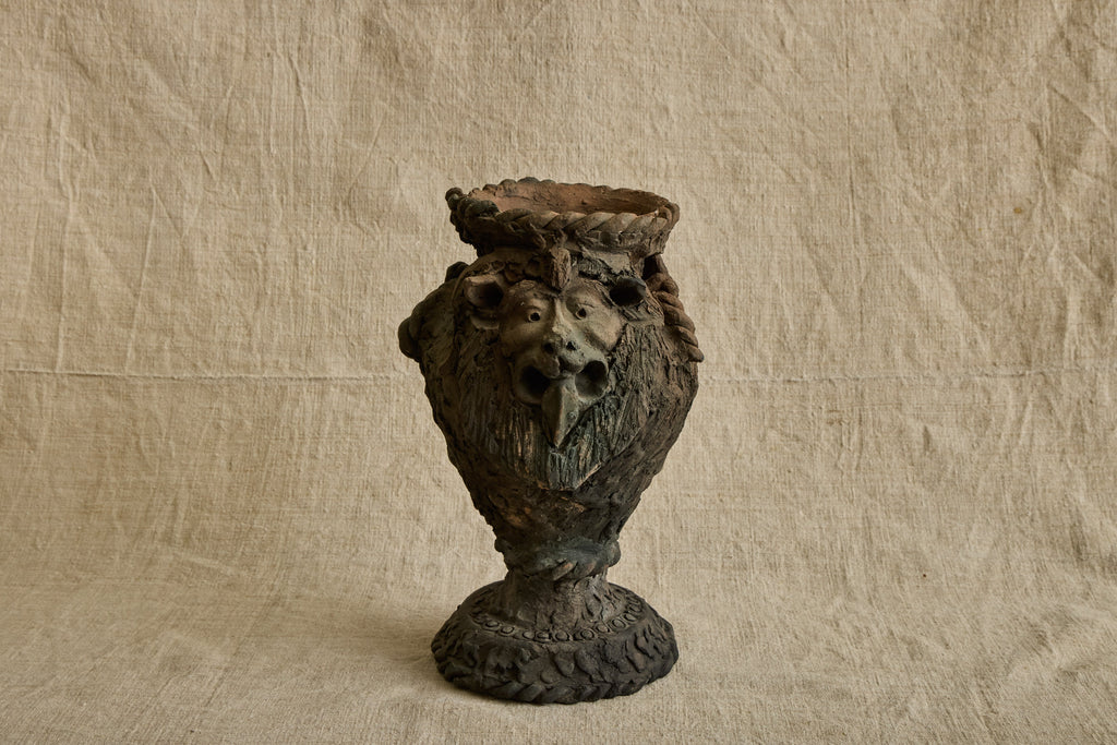 Nicky Kehoe - Ceramic Lion Vase