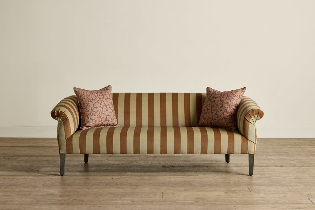 Nicky Kehoe - Linen Pillow in Quercus, Aubergine