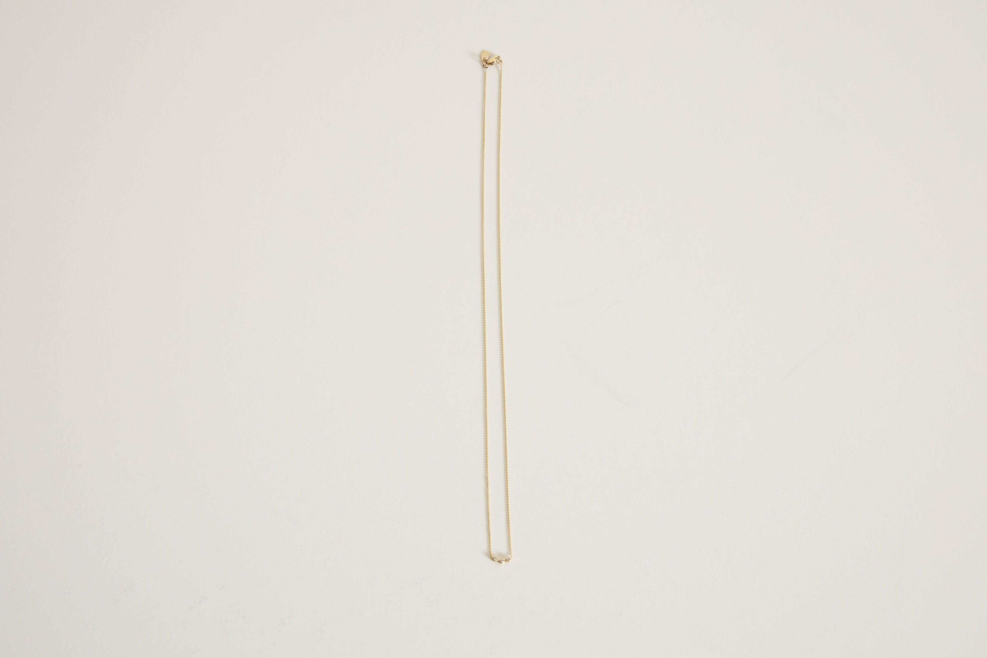 Nicky Kehoe - Cas Necklace with 3 Diamonds