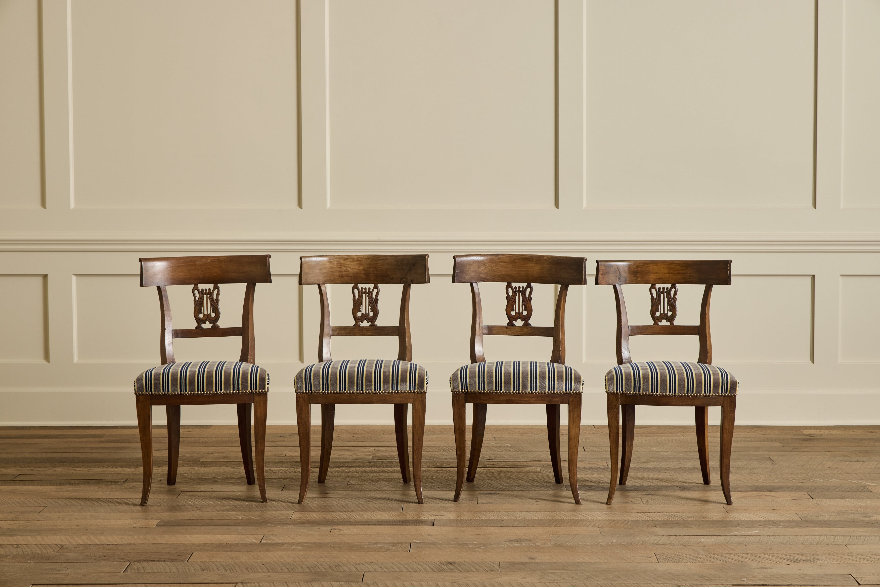Nicky Kehoe - Set of 4 Lyre Back Chairs