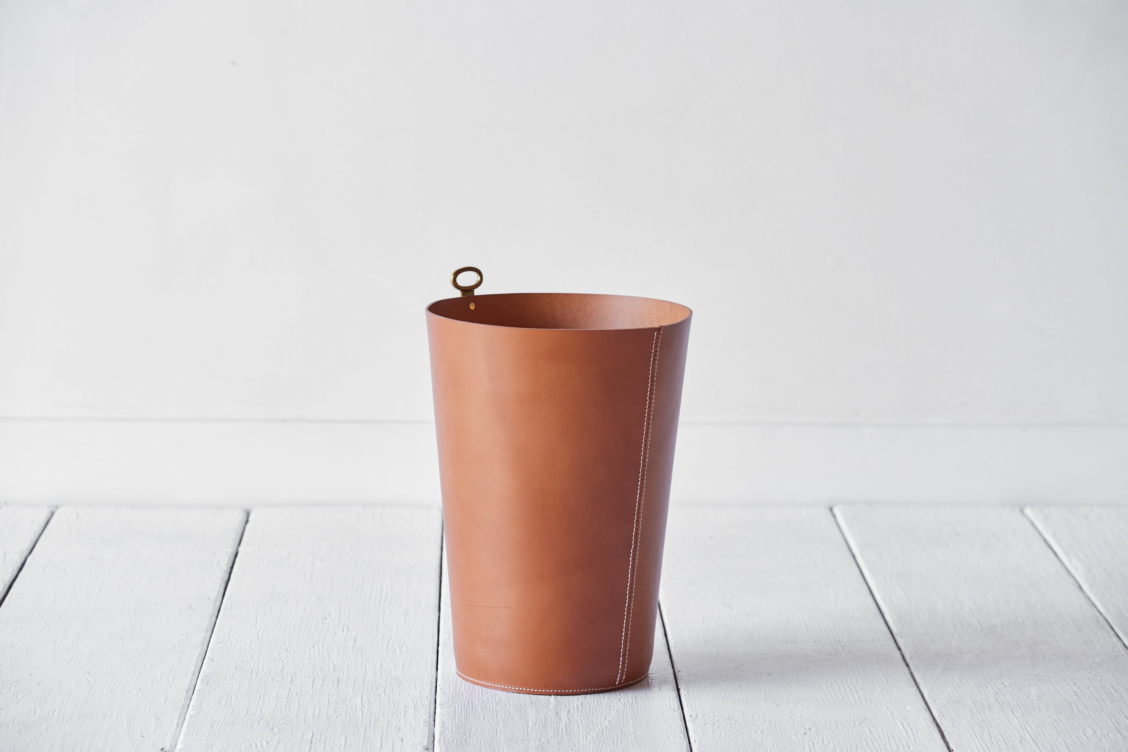 Nicky Kehoe - Leather Bin in Ochre