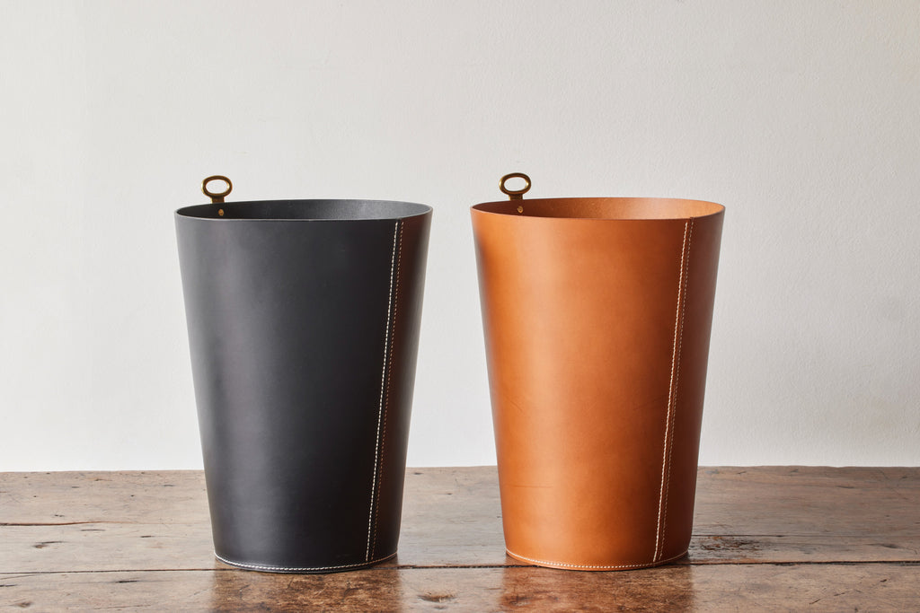 Nicky Kehoe - Leather Bin in Ochre