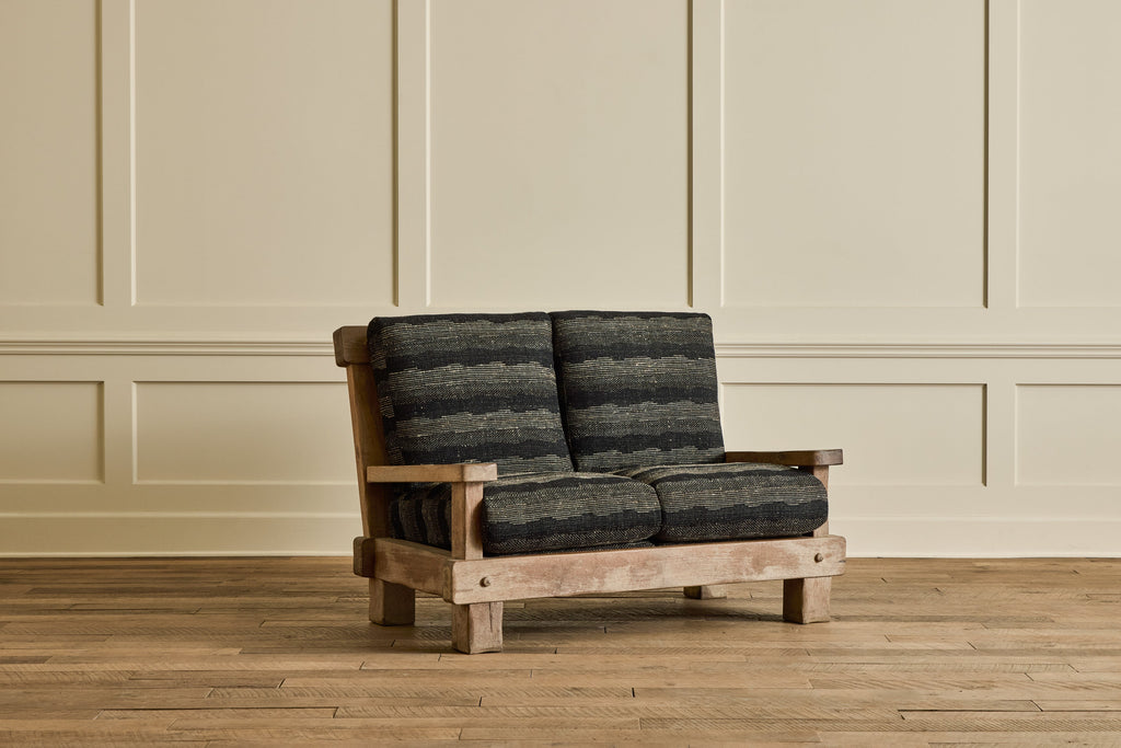 Nicky Kehoe - French Oak Brutalist Settee