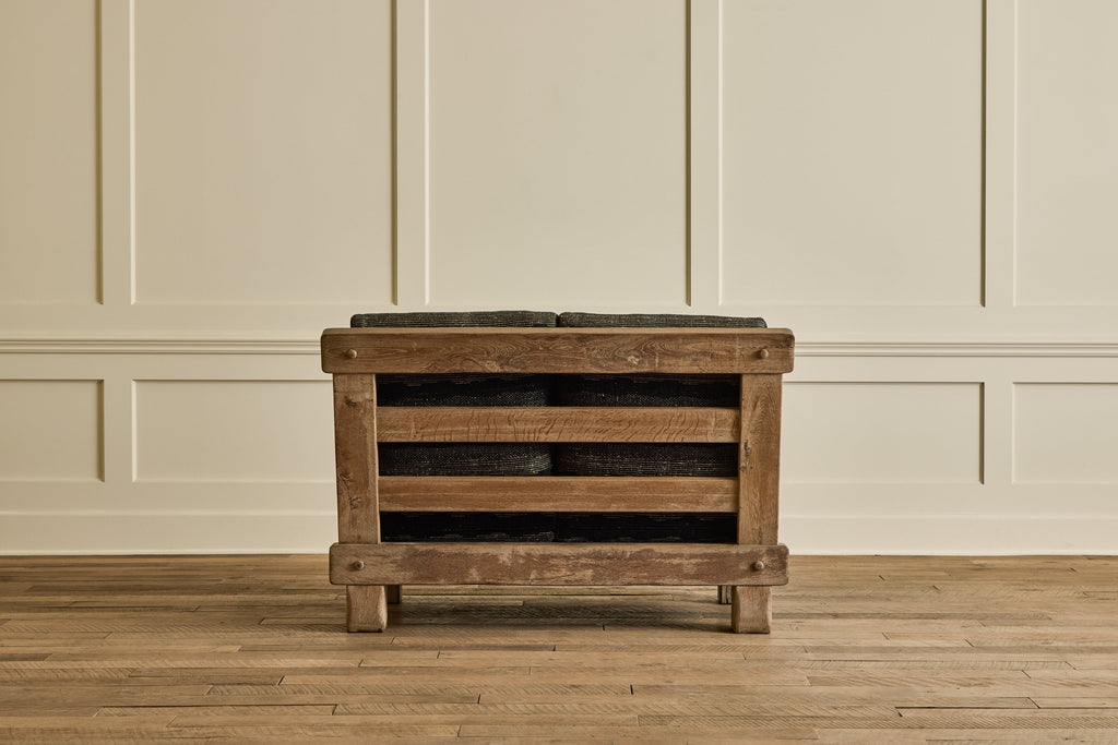 Nicky Kehoe - French Oak Brutalist Settee