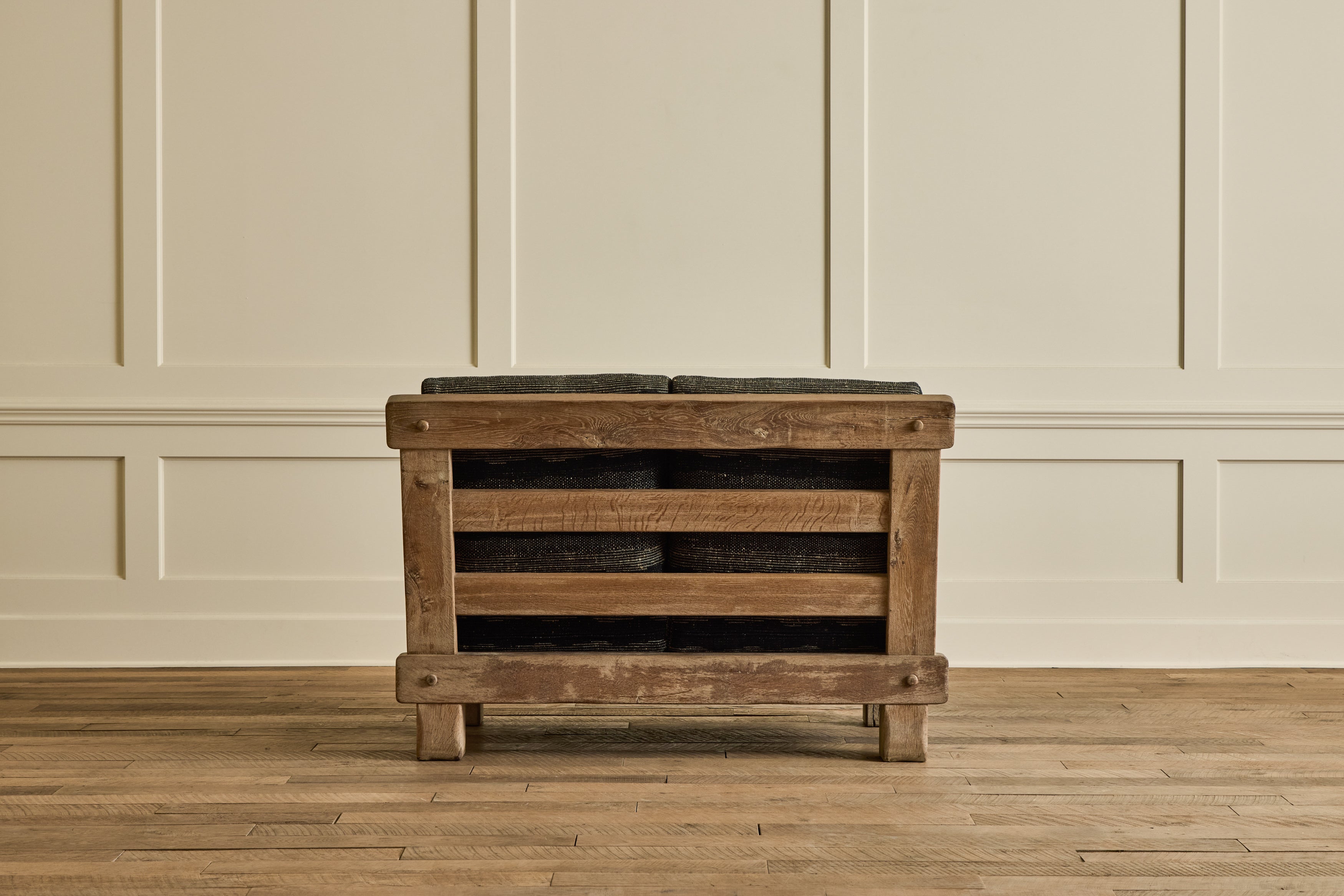 Nicky Kehoe - French Oak Brutalist Settee