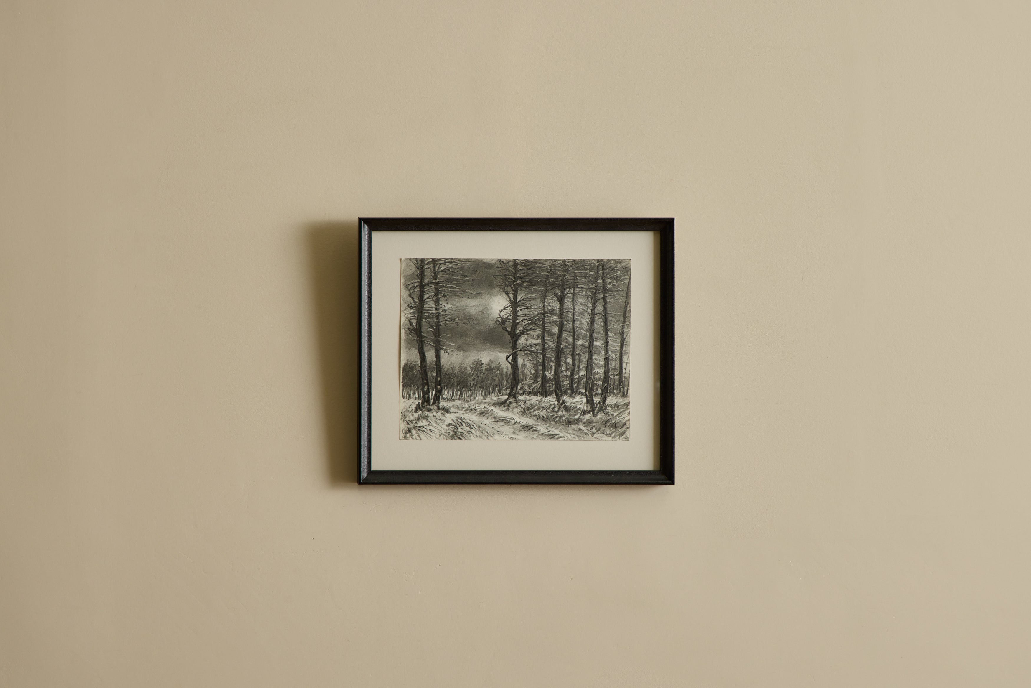 Nicky Kehoe - Forest Landscape Charcoal Drawing