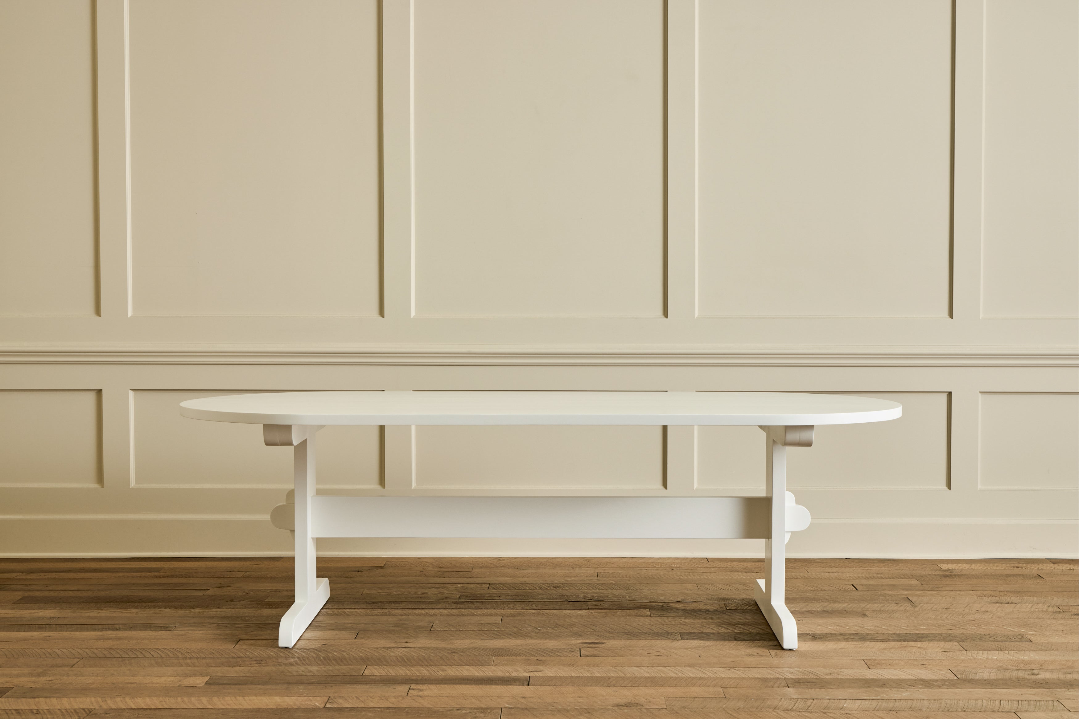 Nicky Kehoe - Oval Trestle Dining Table, 96"