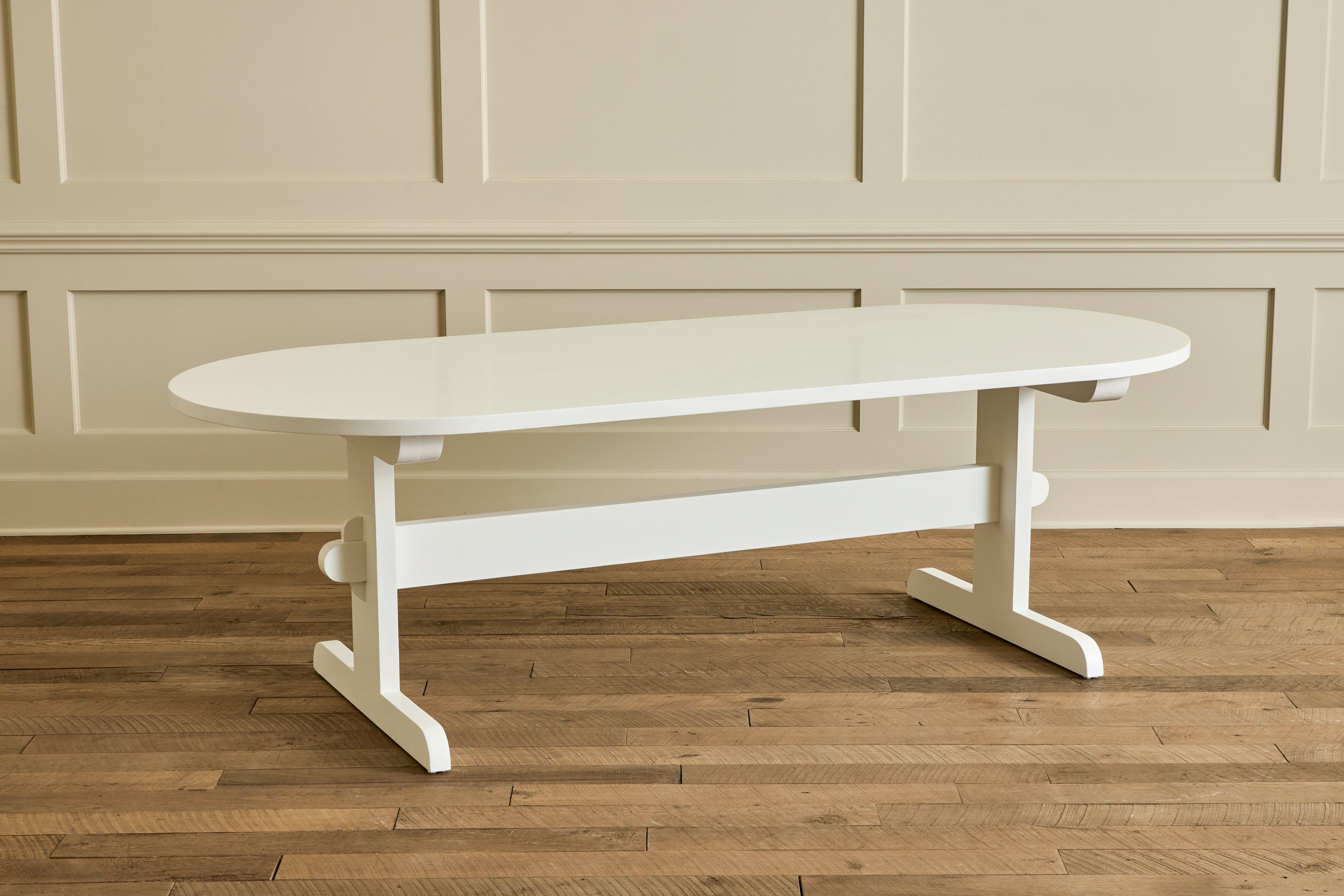 Nicky Kehoe - Oval Trestle Dining Table, 96"