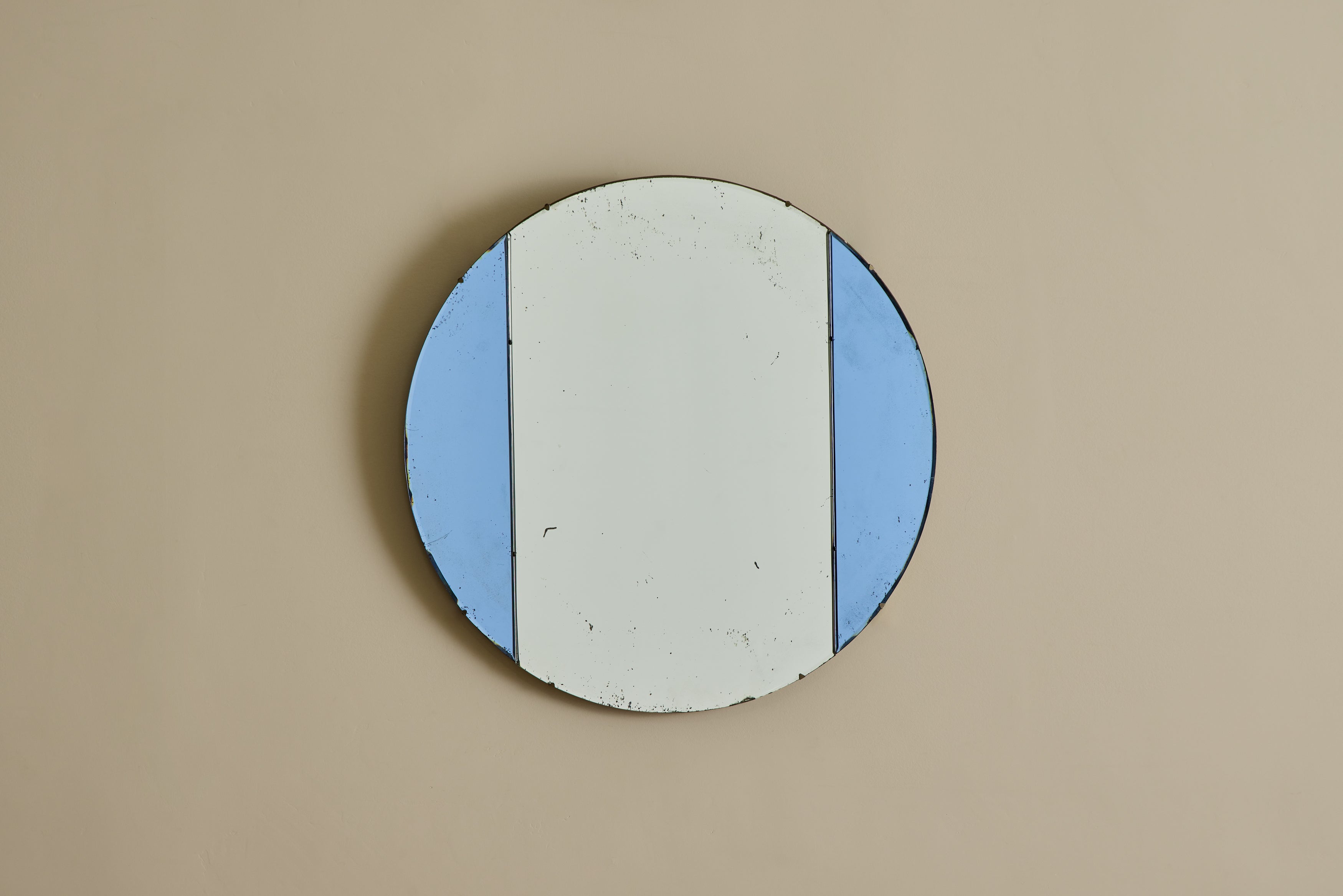 Nicky Kehoe - Art Deco Blue Edge Mirror