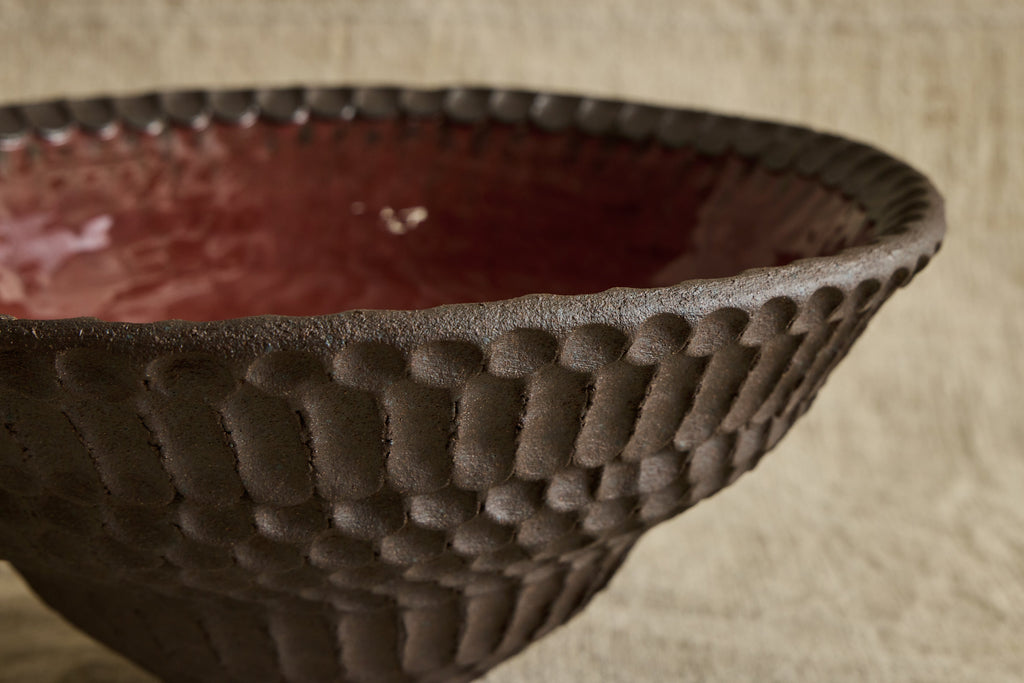 Nicky Kehoe - Large Red Earth Vase No. 1