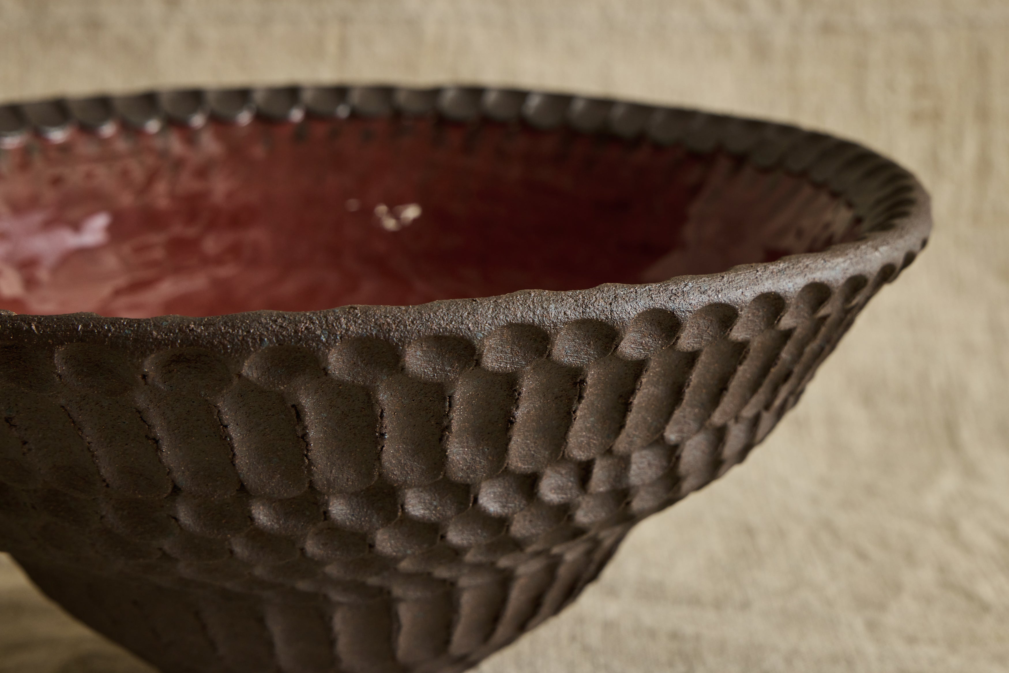 Nicky Kehoe - Large Red Earth Vase No. 1