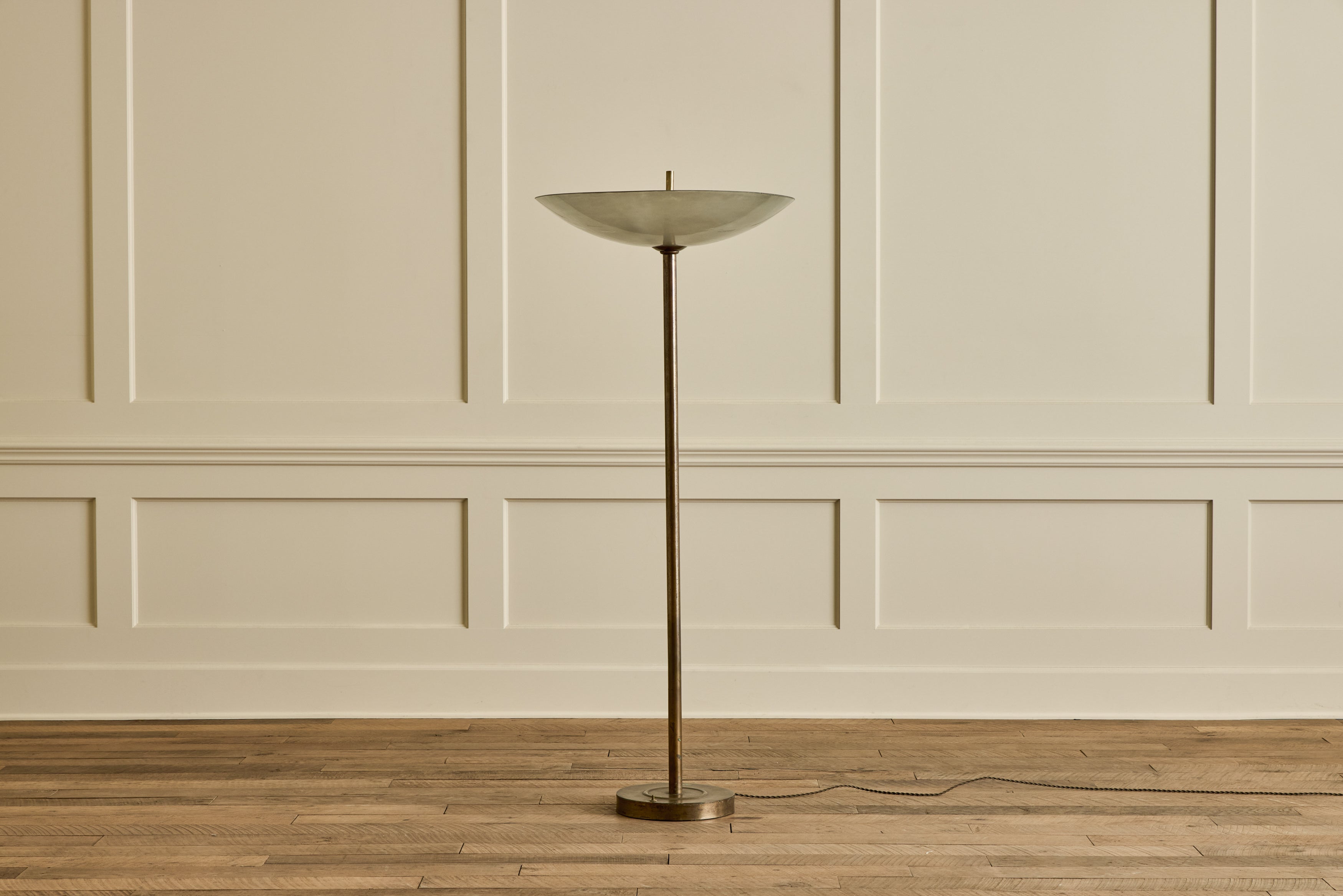 Nicky Kehoe - Brass Torchiere Floor Lamp
